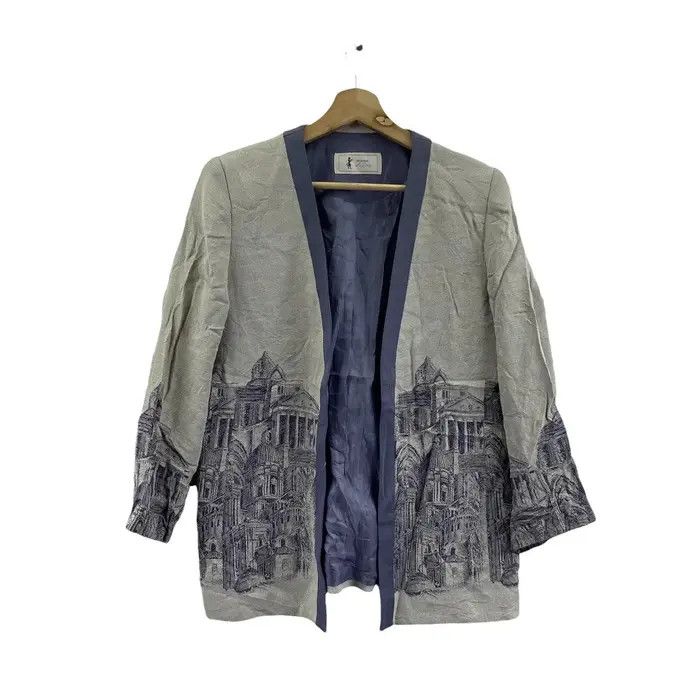 Vintage Vtg 90’ LA DAIX PARIS Pret A Porter Painting Artwork Jacket Size M / US 6-8 / IT 42-44 - 1 Thumbnail