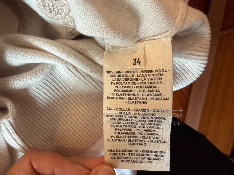 Hermes Hermes Wool long-sleeved shirt, wool Size XXS / US 00 / IT 34 - 4 Thumbnail