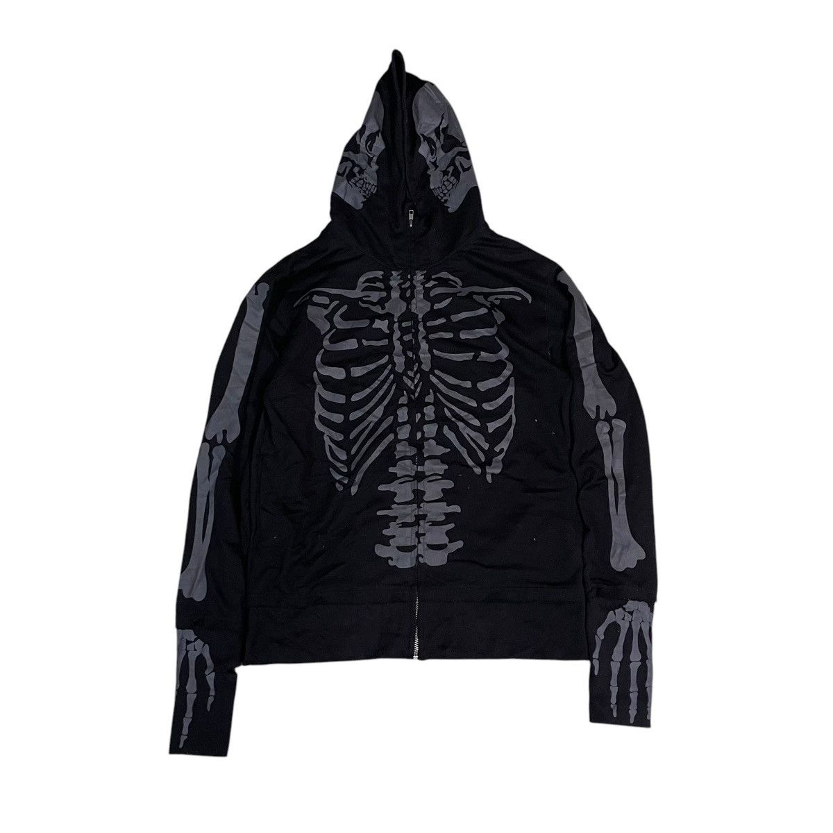 Japanese Brand 💥Japanese Brand Monster Party Skeleton Zipper Hoodie Size US M / EU 48-50 / 2 - 1 Thumbnail