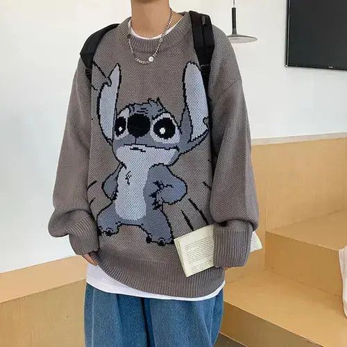 Teefury Disney Lilo And Stitch Loose Sweater Size US M / EU 48-50 / 2 - 4 Thumbnail