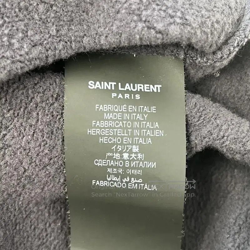 Yves Saint Laurent Saint Laurent Navy Blue Women's Hoodie . Size XS / US 0-2 / IT 36-38 - 7 Thumbnail