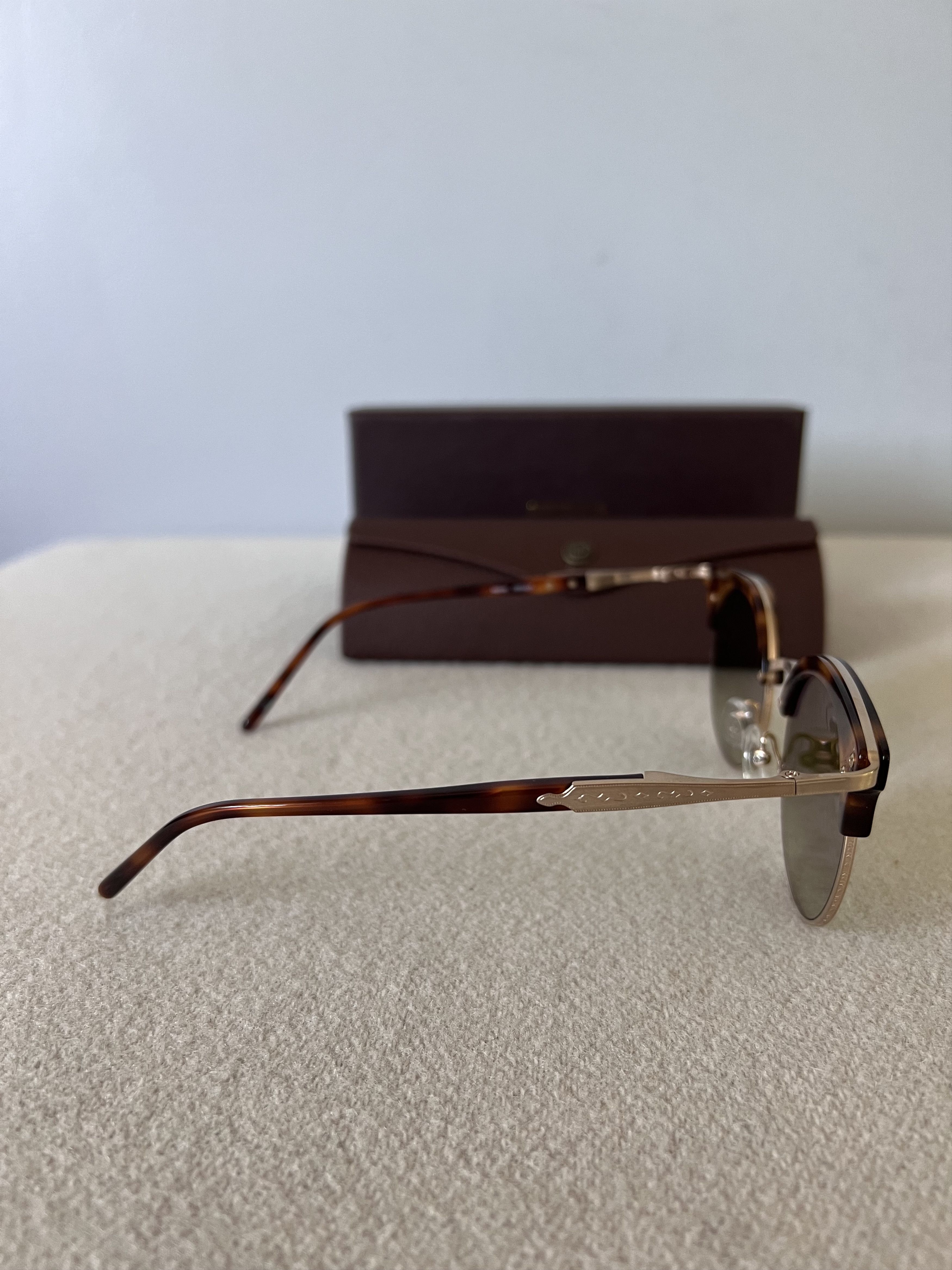 Matsuda Matsuda M2046 Cat Eye Sunglasses in Demi Size ONE SIZE - 4 Thumbnail