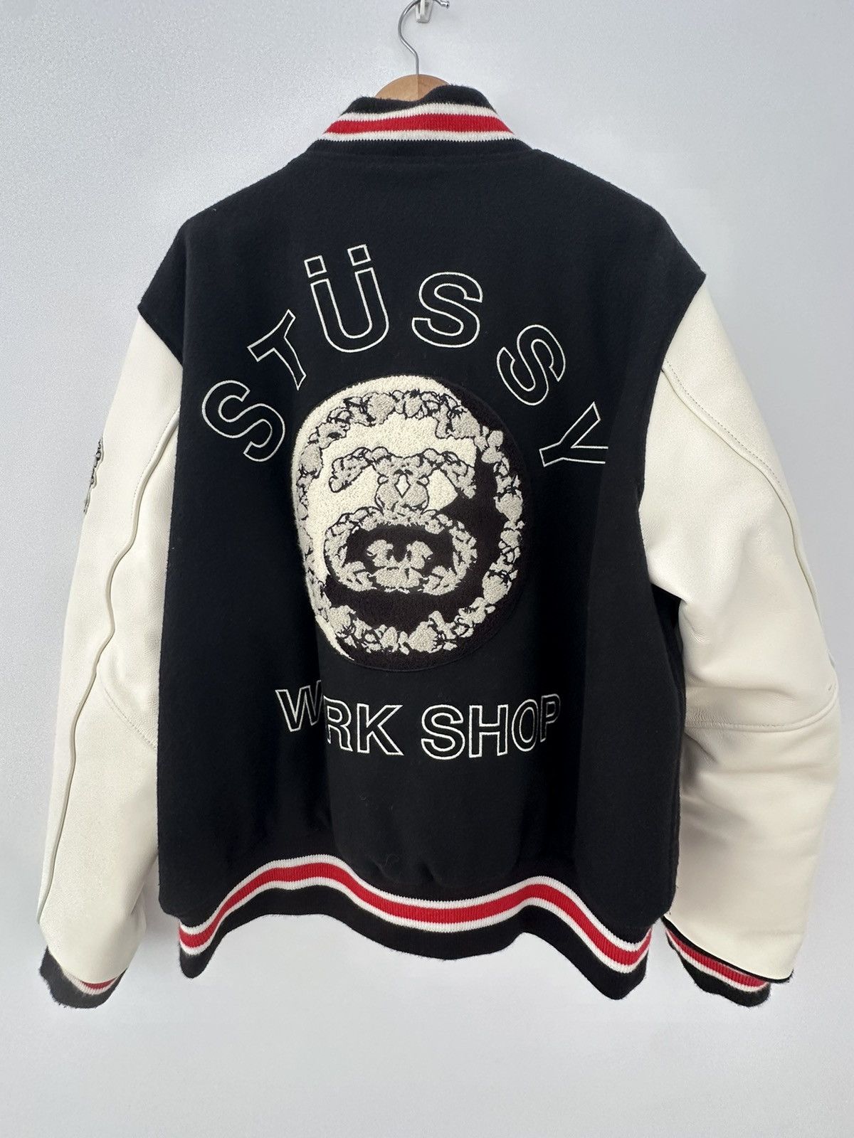 DENIM TEARS × Our Legacy × Stussy DENIM TEARS X OUR LEGACY X STUSSY TTL VARSITY JACKET Size US XL / EU 56 / 4 - 2 Thumbnail