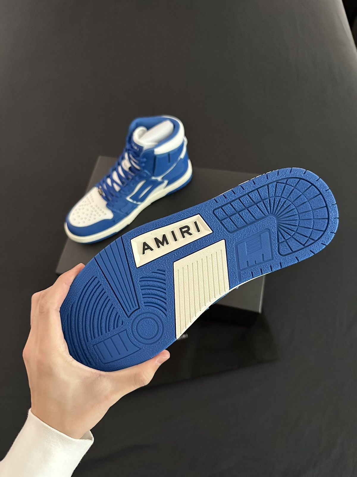 Amiri Amiri Blue Skel Hi Top Sneakers Size US 9 / EU 42 - 6 Thumbnail