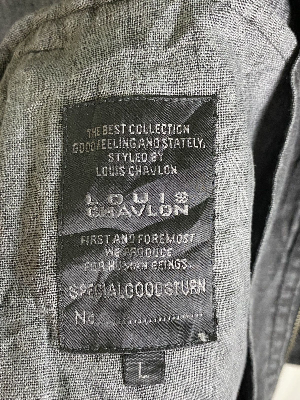 Japanese Brand Vtg Louis Chavlon Jacket Size US L / EU 52-54 / 3 - 13 Thumbnail