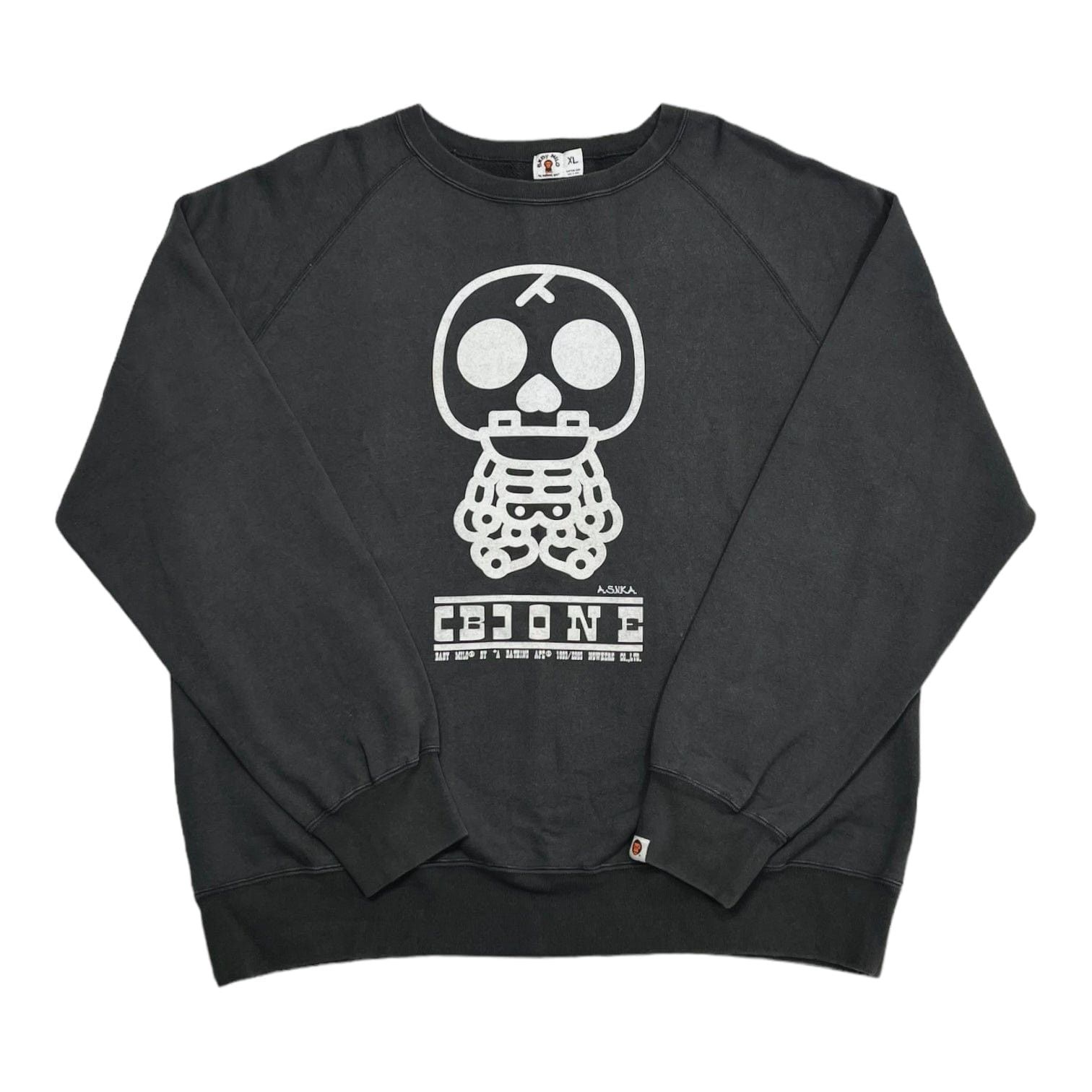 Balenciaga Faded Black Dry Fleece Uniform Merch T-Shirt