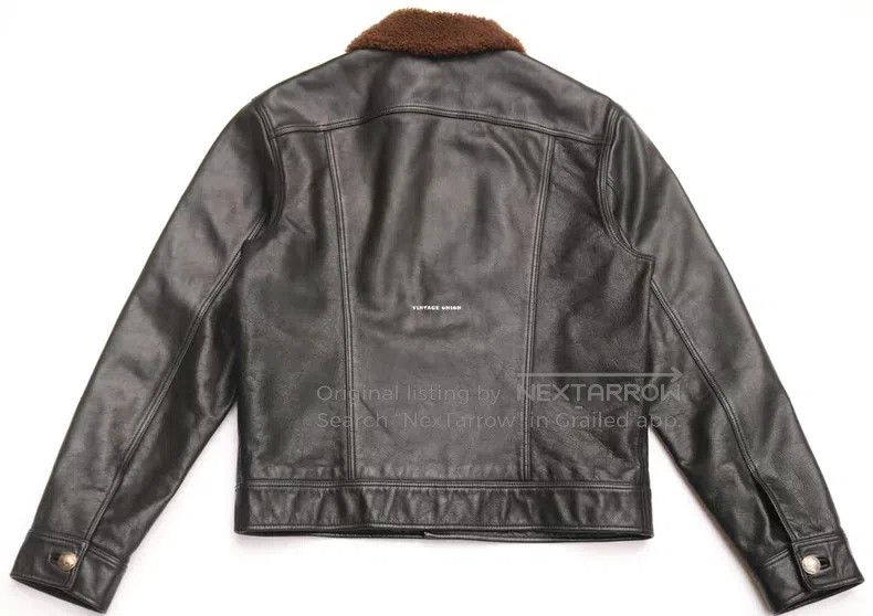 RRL Ralph Lauren RRL Ralph Lauren Vintage distressed buffalo leather silver Size US M / EU 48-50 / 2 - 2 Thumbnail