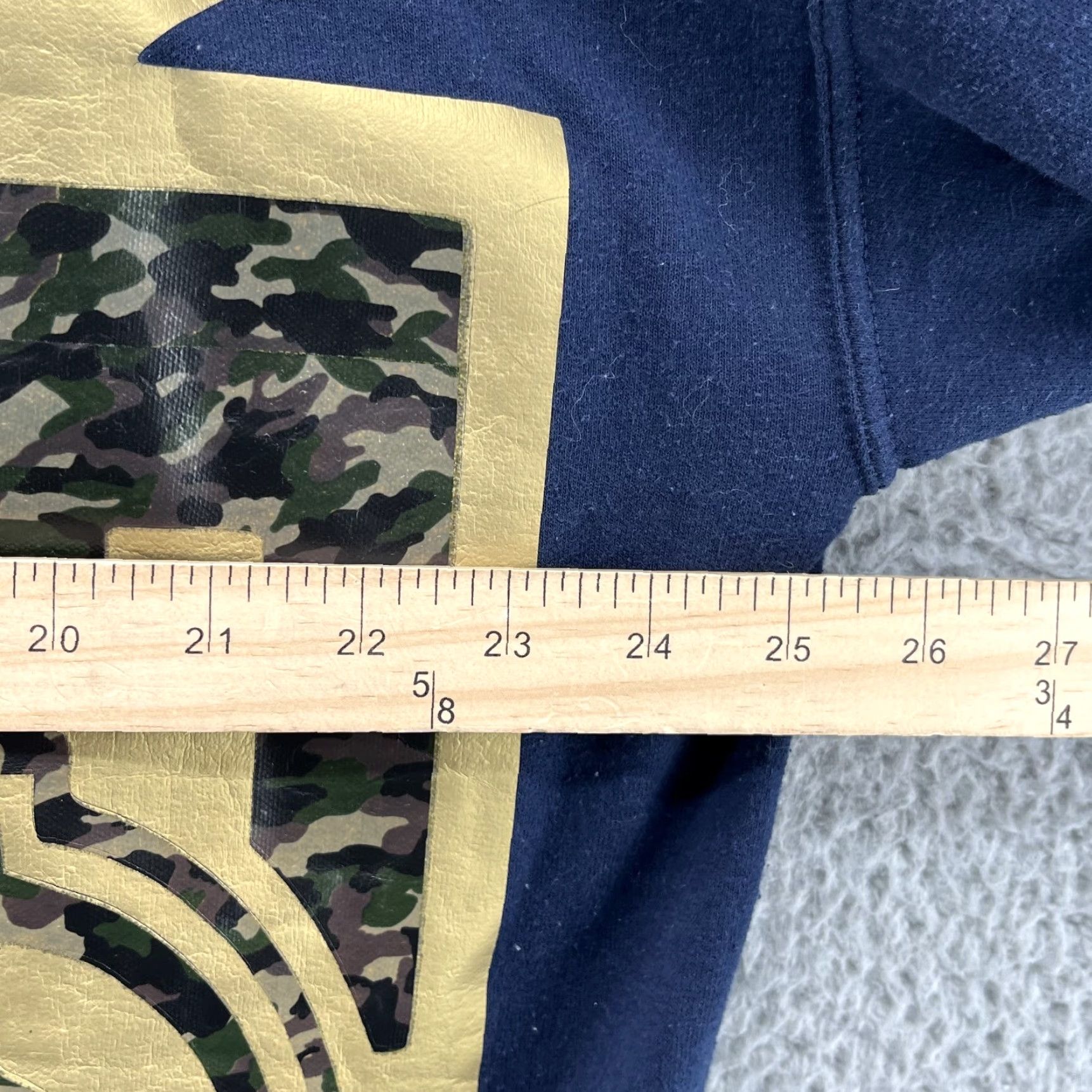 Gildan Plead The Fifth Hoodie Mens 2XL Blue Workwear Western Streetwear Hunting Camp Shirt? Size US XXL / EU 58 / 5 - 5 Thumbnail