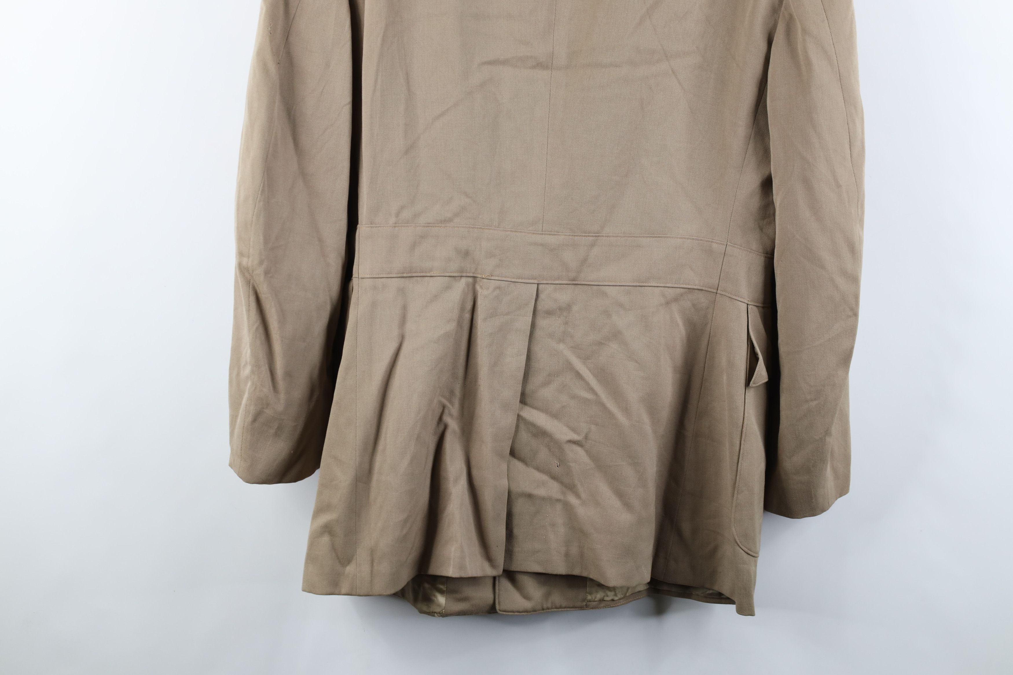 Vintage Vintage 50s Korean War Military Officer Jacket Khaki USA Size US XXL / EU 58 / 5 - 14 Thumbnail