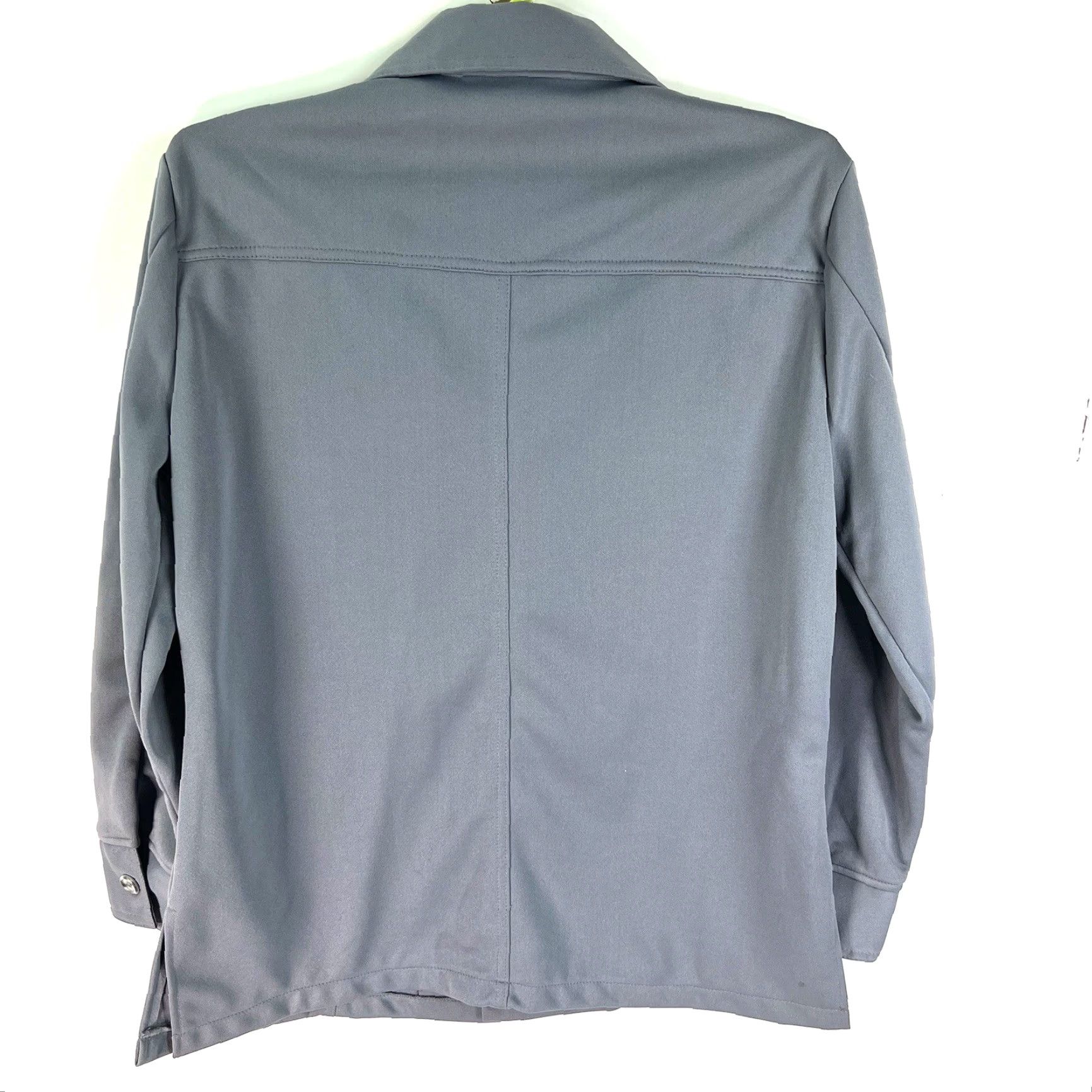 Wrangler VINTAGE Wrangler Button-Up Shirt Mens Size L Gray Long Sleeve Polyester Size US L / EU 52-54 / 3 - 3 Thumbnail