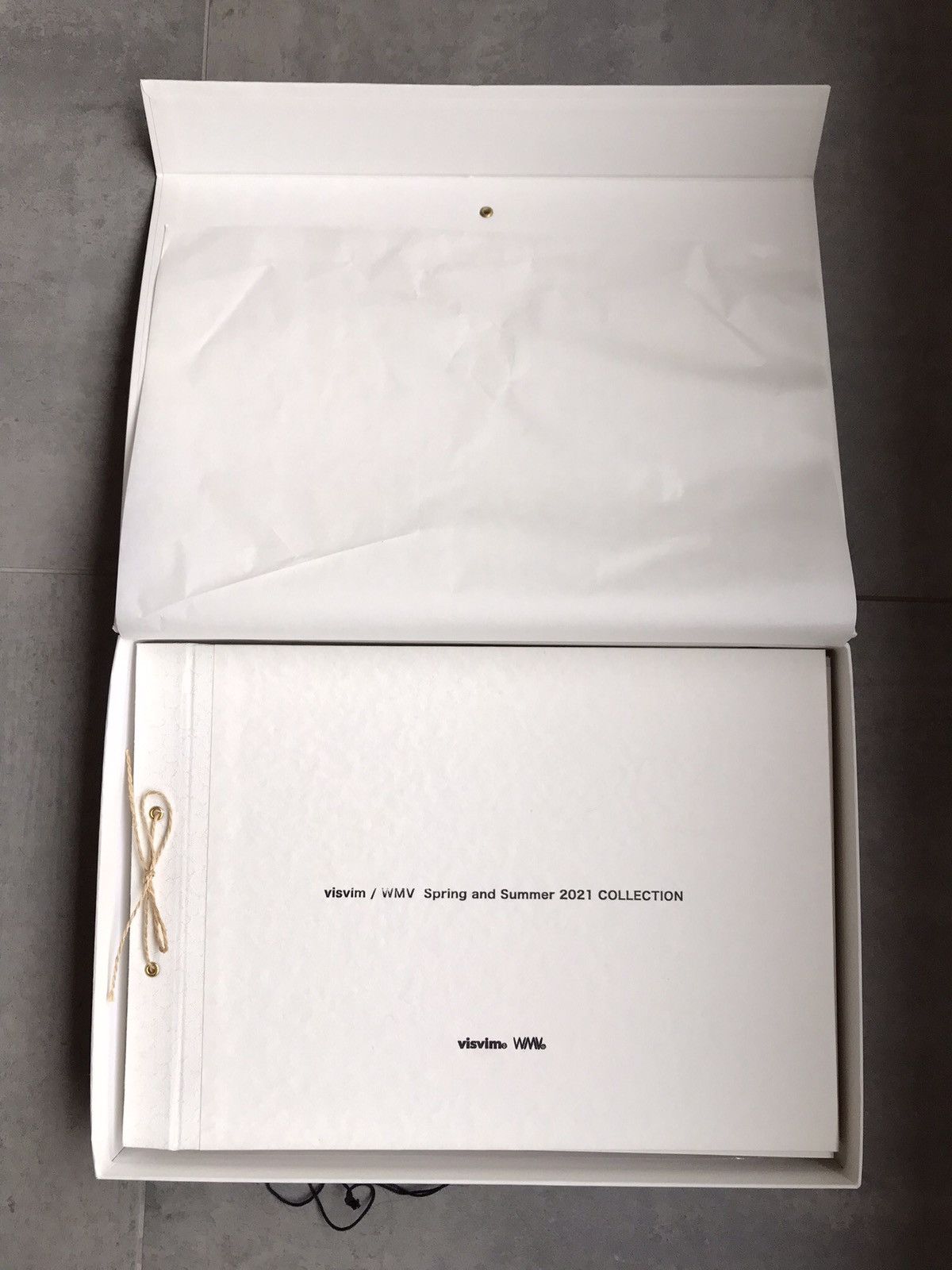 image of Visvim Wmv Spring And Summer 2021 Collection Book in White, Men's