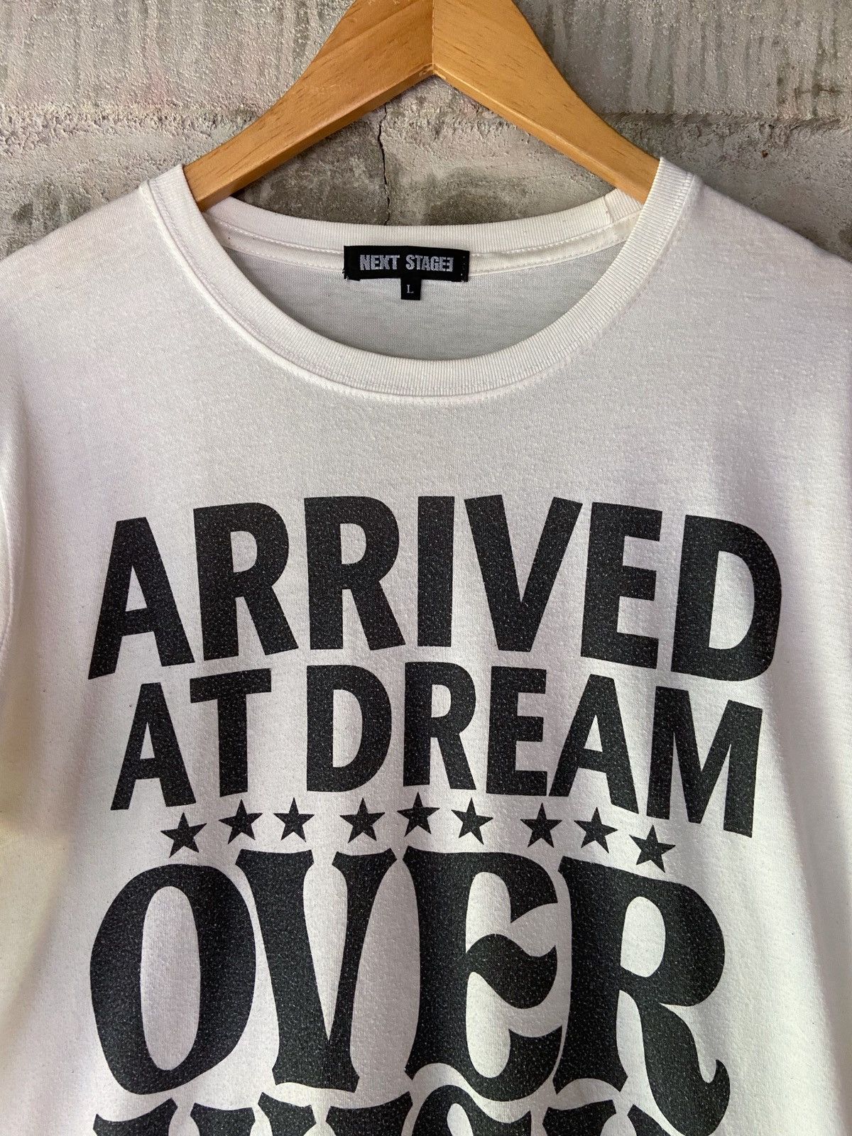 Japanese Brand NEXT STAGE ARRIVED AT DREAM OVER WISH LONG SLEEVE Size US L / EU 52-54 / 3 - 6 Thumbnail