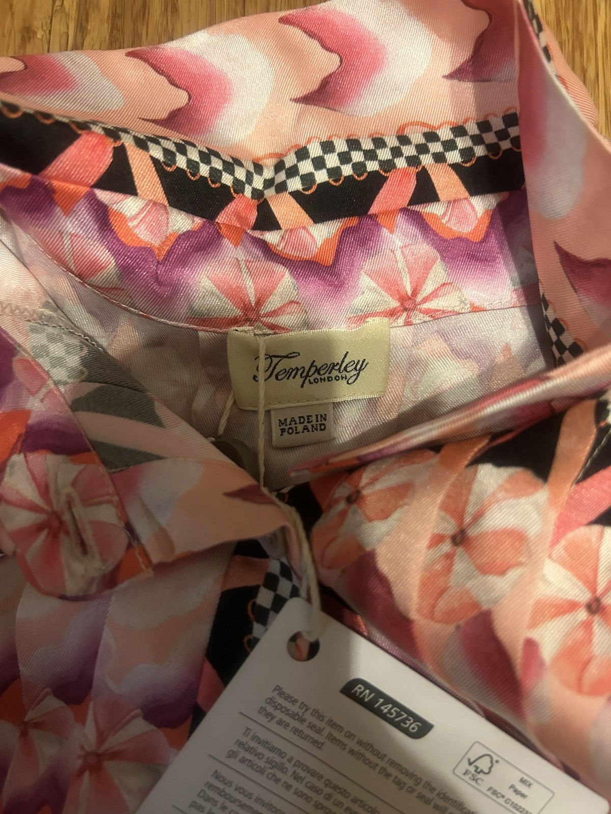 Temperley London Temperley London Phlox Print Mini Dress Peach Amber UK10/US6 Size M / US 6-8 / IT 42-44 - 7 Thumbnail