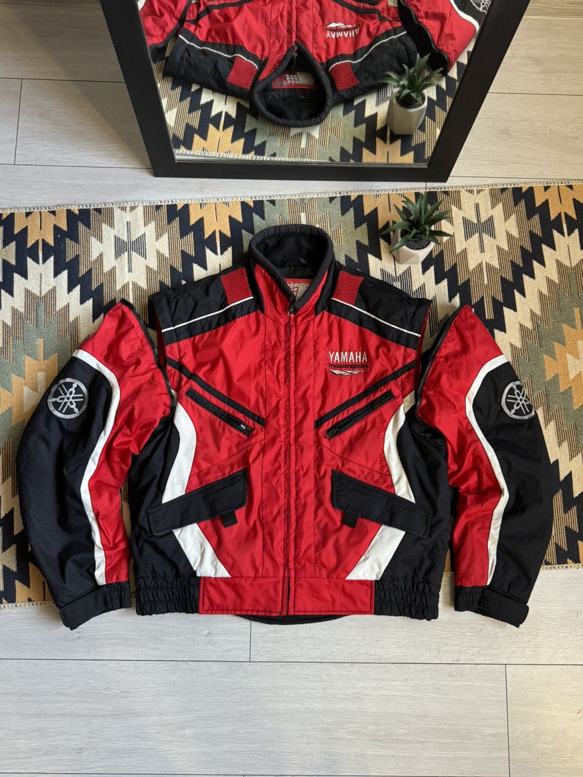 Yamaha Vintage Yamaha Motorsport Transformer 2in1 Racing Jacket Size US L / EU 52-54 / 3 - 2 Thumbnail