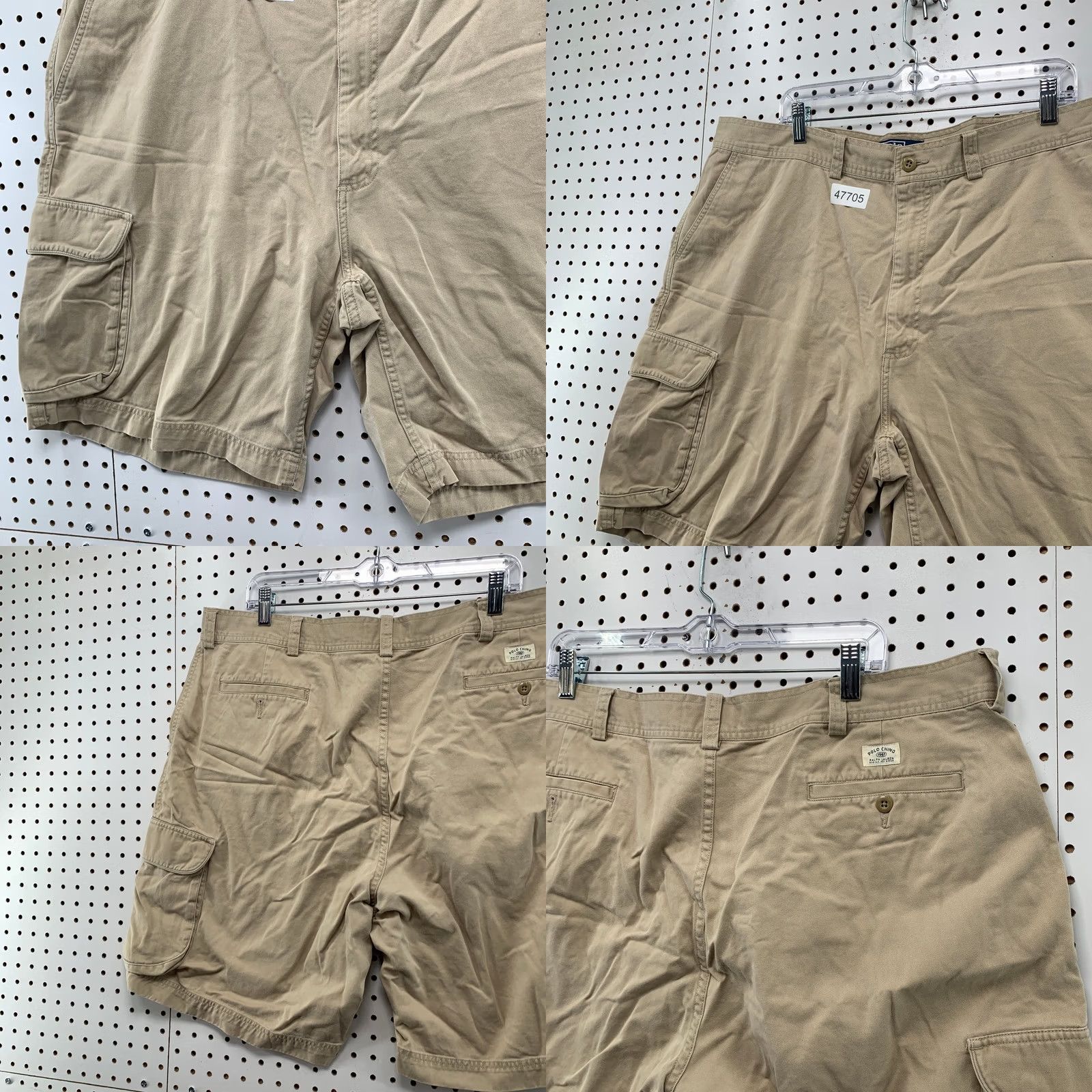 Polo Ralph Lauren Polo Ralph Lauren Cargo Shorts Mens 42 Military Khaki Outdoor Preppy 42x9 Casual Beige Cotton Pockets Cargo Pocket Men Regular XS Size US XL / EU 56 / 4 - 8 Thumbnail