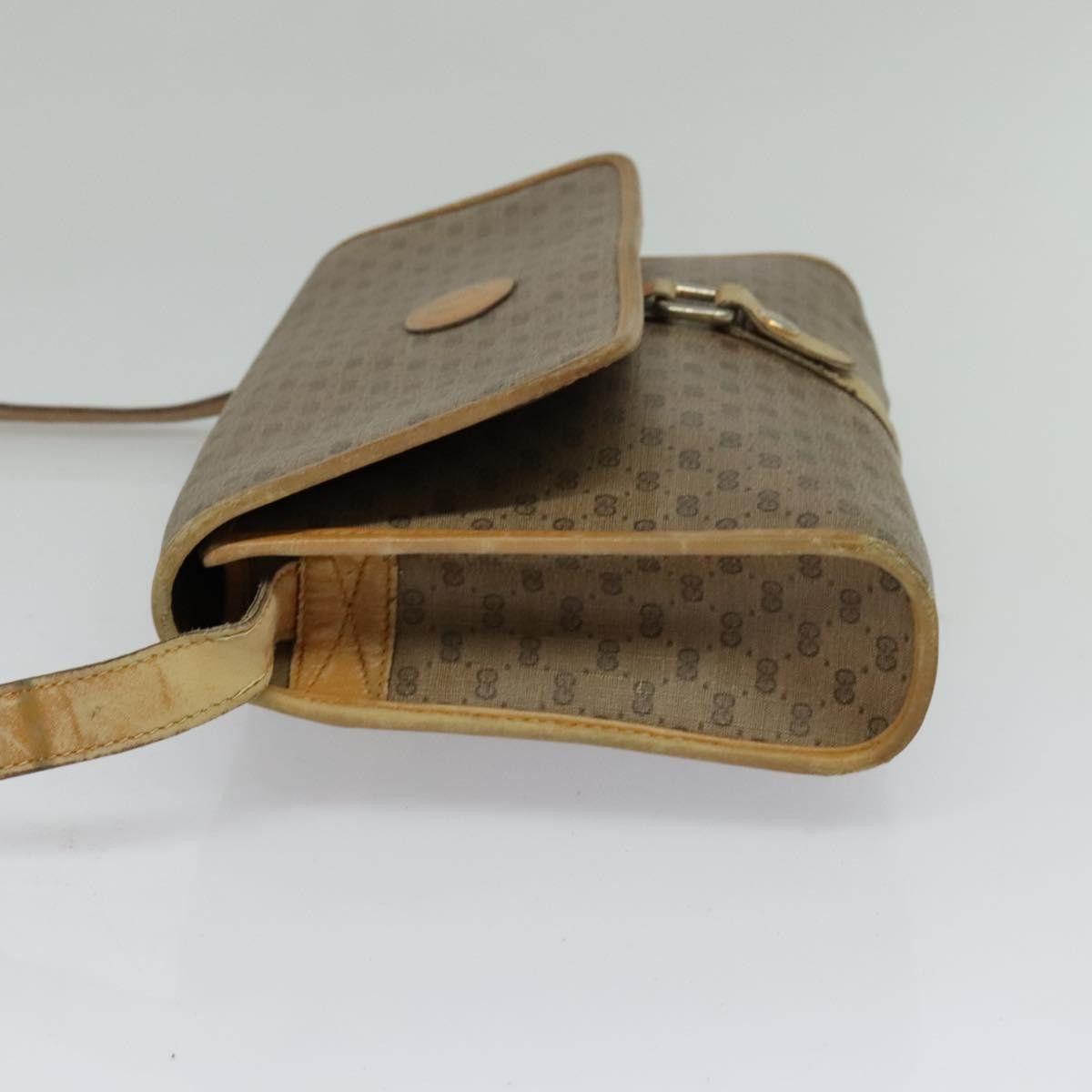 Gucci GUCCI Micro GG Supreme Shoulder Bag Pvc Beige Gold 001 115 Size ONE SIZE - 4 Thumbnail