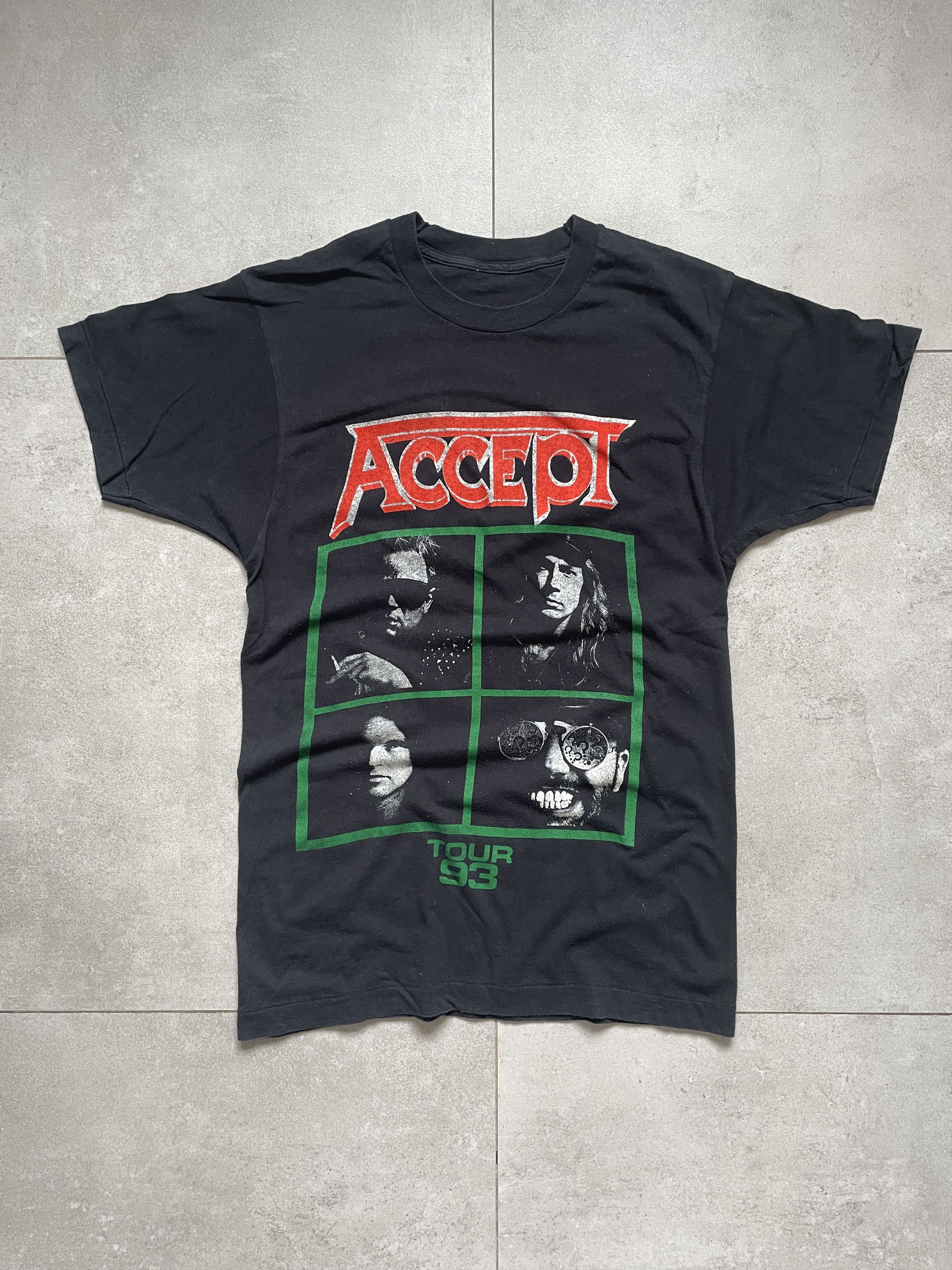 Band Tees VINTAGE ACCEPT 93 TOUR OBJECTION OVERRULED SINGLE STITCH TEE Size US M / EU 48-50 / 2 - 1 Thumbnail