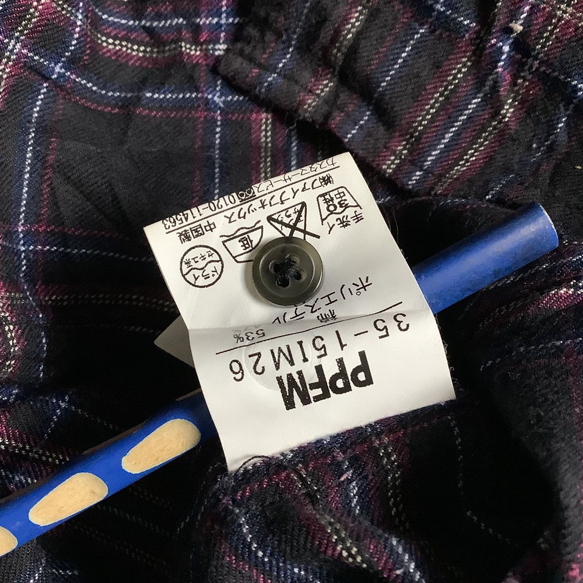 Flannel × Japanese Brand × PPFM PPFM Shirt Flannel Size US M / EU 48-50 / 2 - 6 Thumbnail