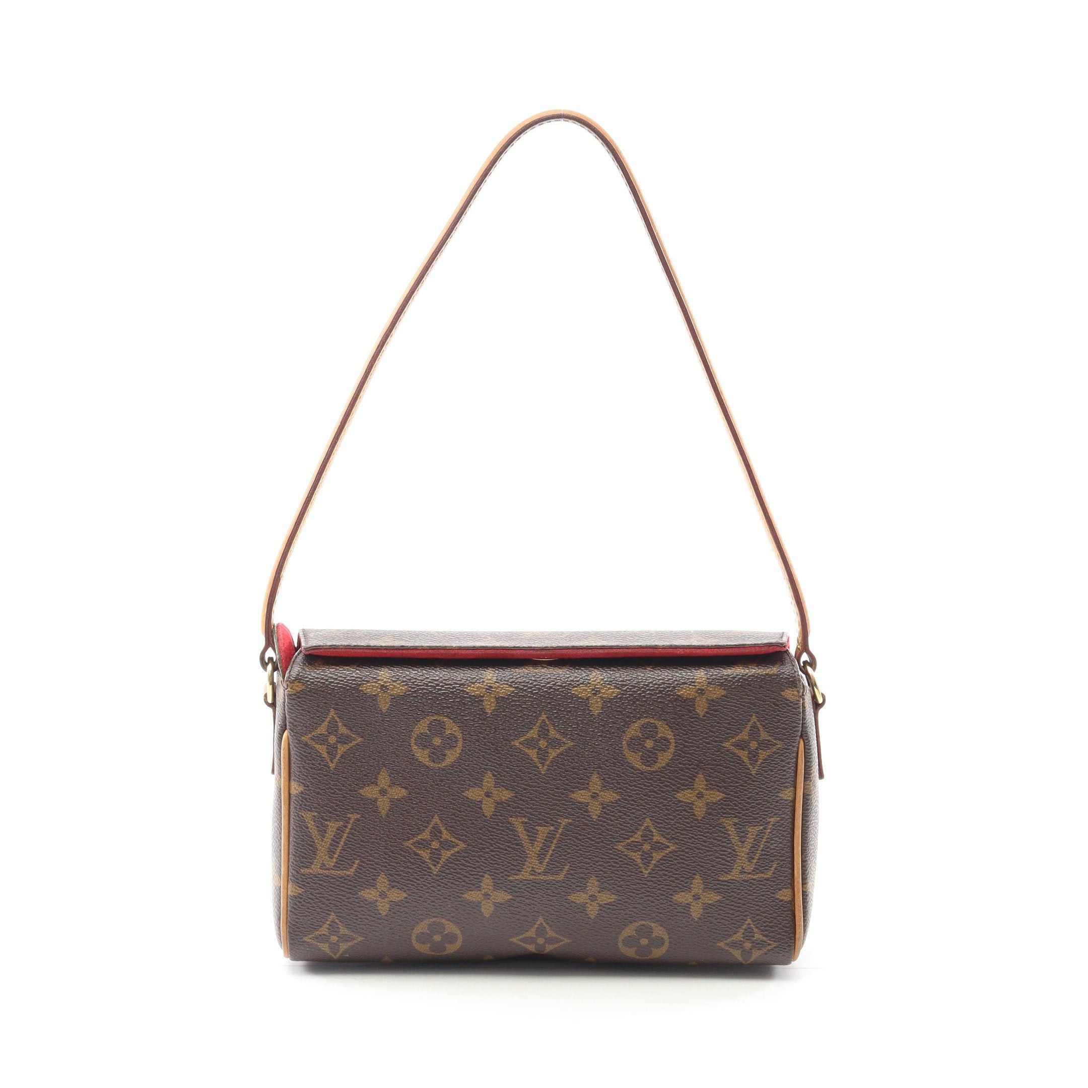 Louis Vuitton Louis Vuitton Recital Monogram Handbag Leather Brown Size ONE SIZE - 1 Thumbnail