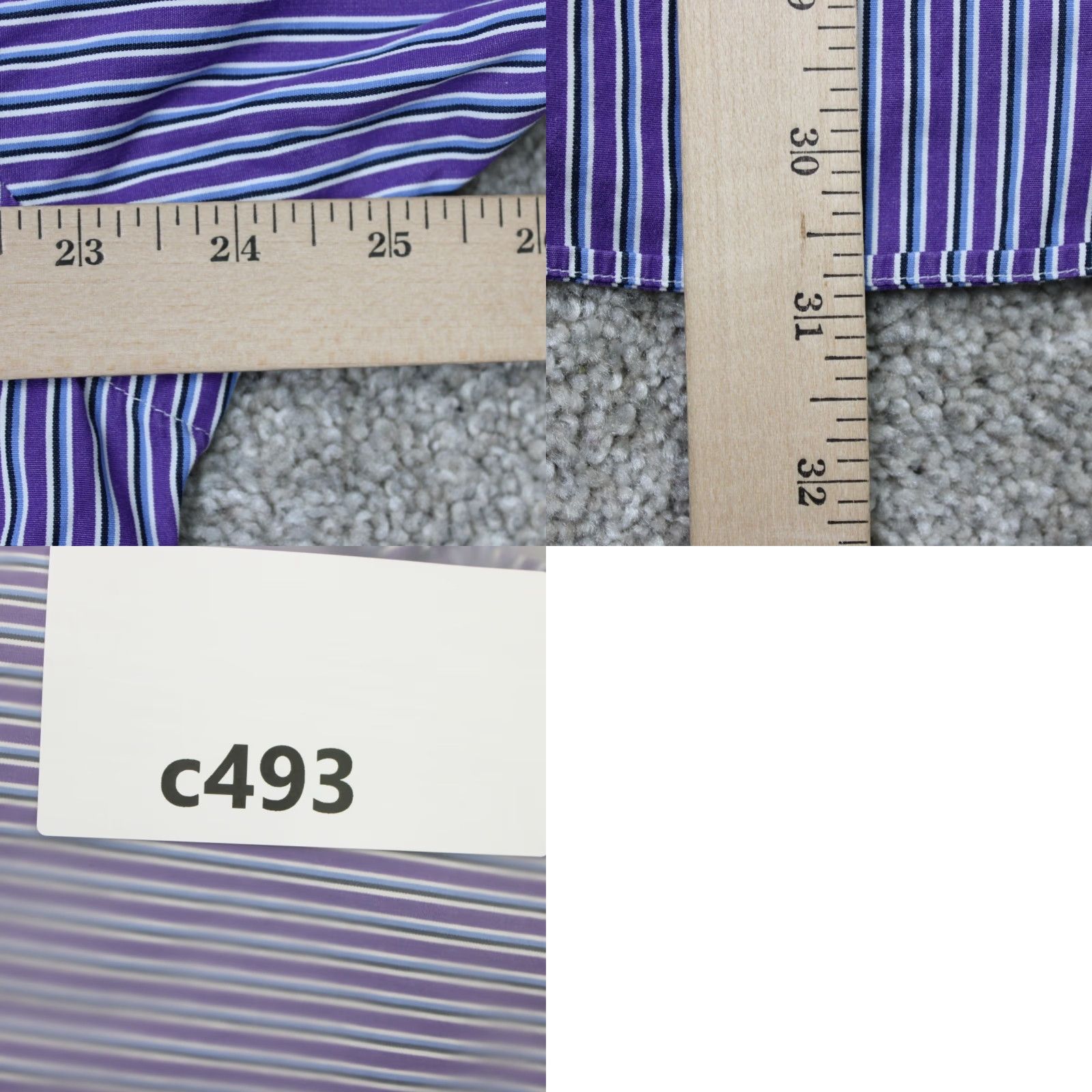 Polo Ralph Lauren Polo Ralph Lauren Shirt Mens 16 1/2, 32/33 Purple Regent Custom Fit Cotton L/S Shirt Mens Purple 16.5 Regular Classic Colorful 100% Cotton Boy? Size US XL / EU 56 / 4 - 9 Thumbnail