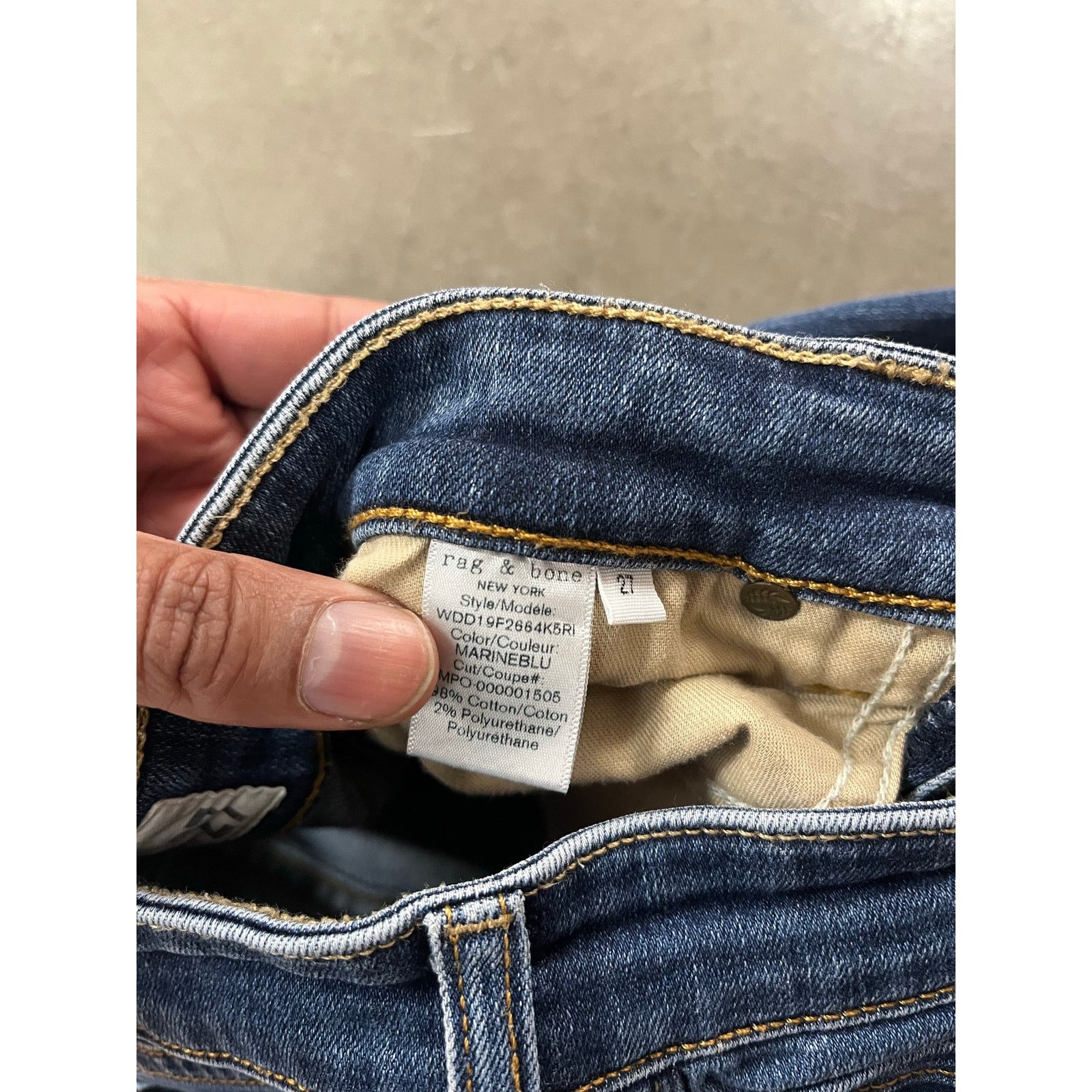 Rag & Bone Rag & Bone - Nina High Rise Skinny / 27R Size 27" / US 4 / IT 40 - 8 Thumbnail