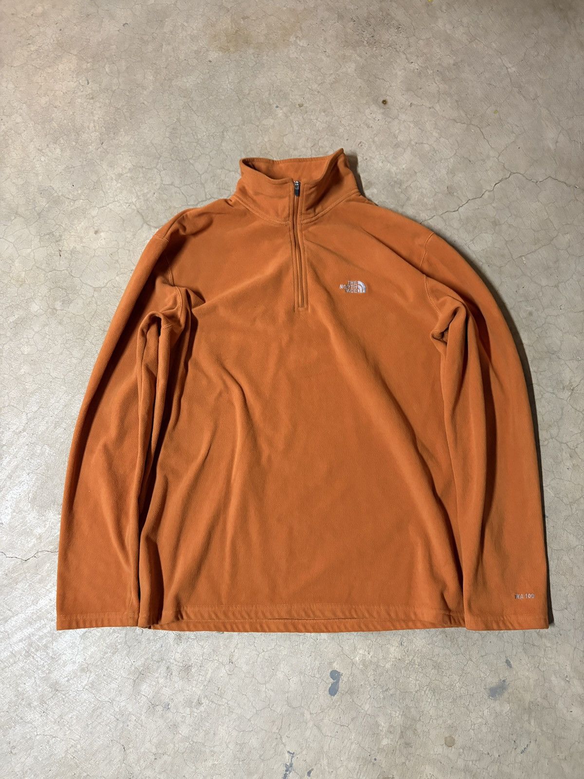 The North Face The North Face Quarter Zip Fleece Jacket Orange Size Large Size US L / EU 52-54 / 3 - 1 Thumbnail