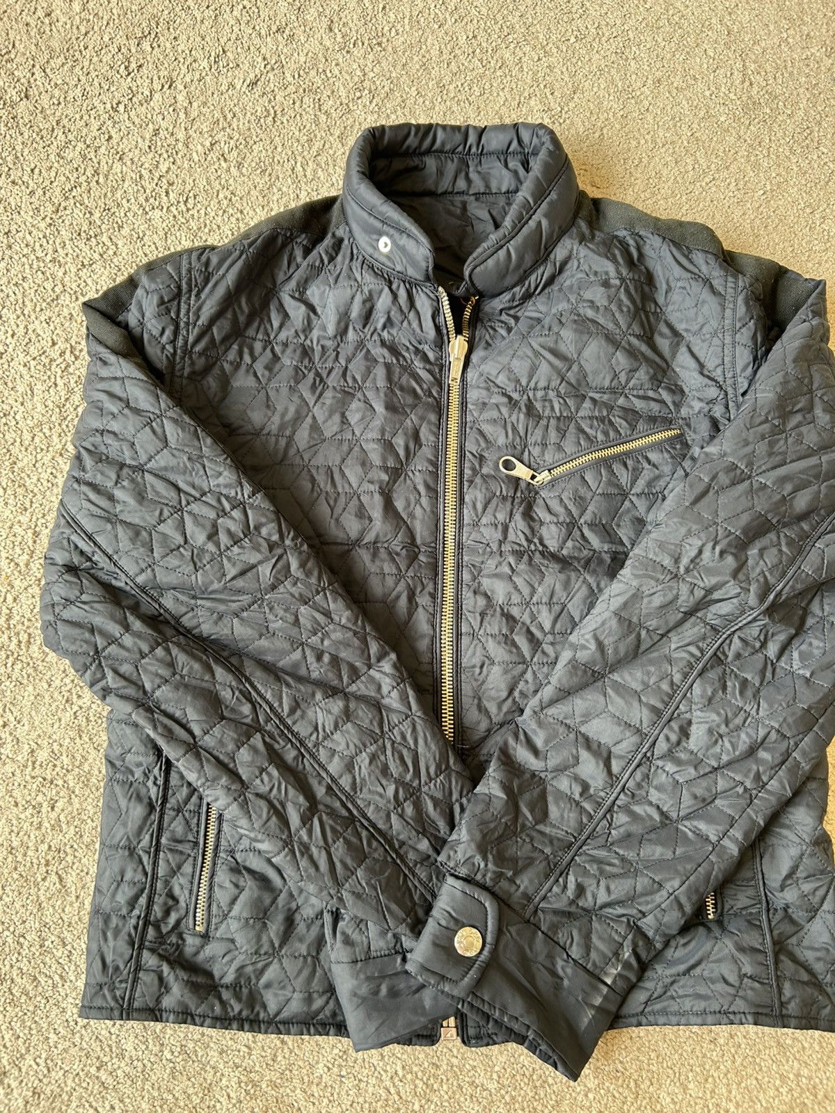 Dolce & Gabbana Dolce & Gabbana Quilted Jacket Black Men’s 50 Designer Size US M / EU 48-50 / 2 - 2 Thumbnail