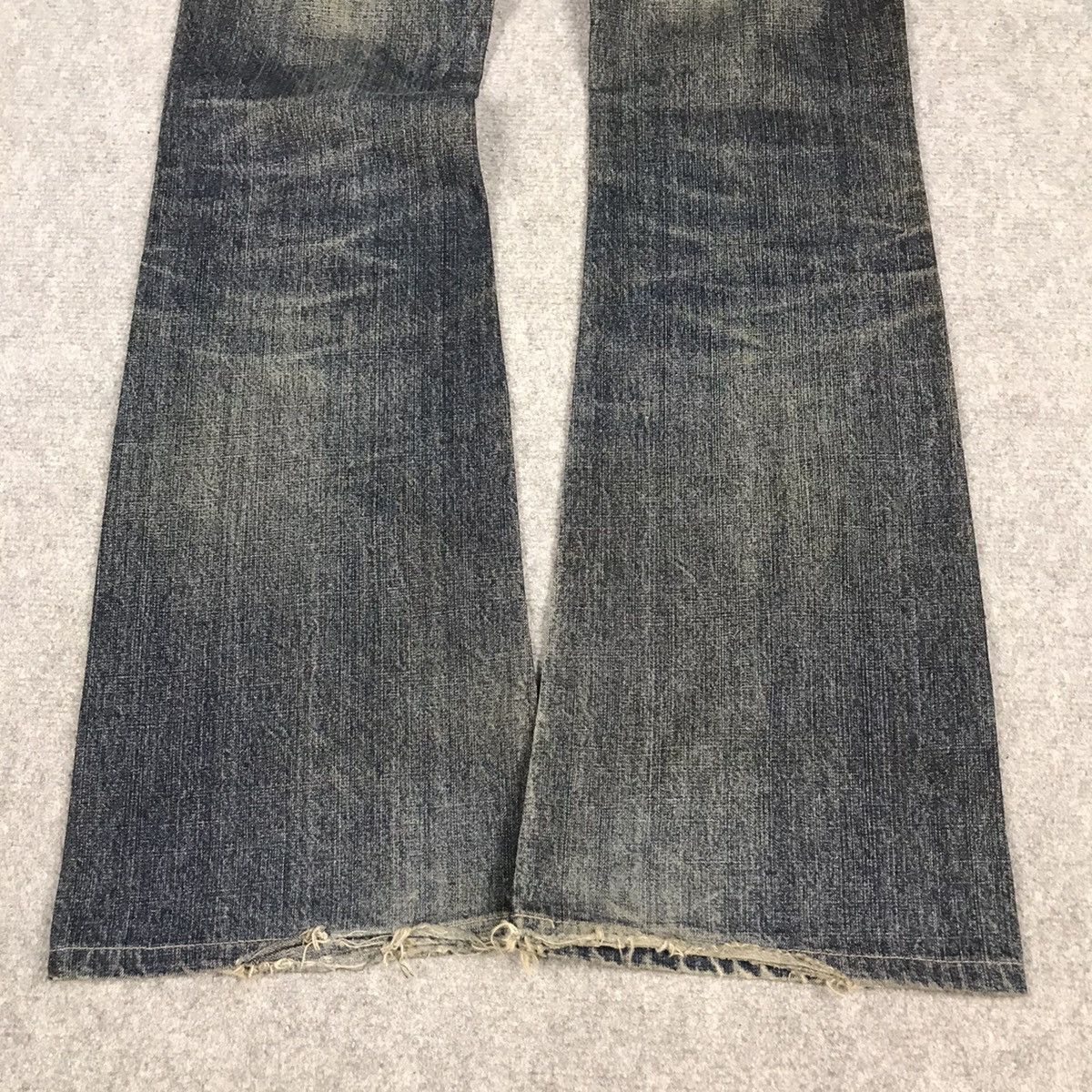 If Six Was Nine JAPAN STYLE FLARE DENIM CUSTOM CULTJPE BOOTCUT PANTS Size US 28 / EU 44 - 10 Thumbnail