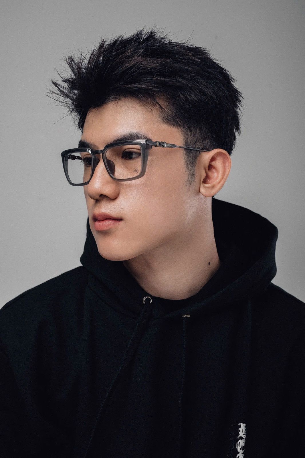 Chrome Hearts CHROME HEARTS TRYDIXAGAIN MATTE GRAY GLASSES Size ONE SIZE - 11 Thumbnail