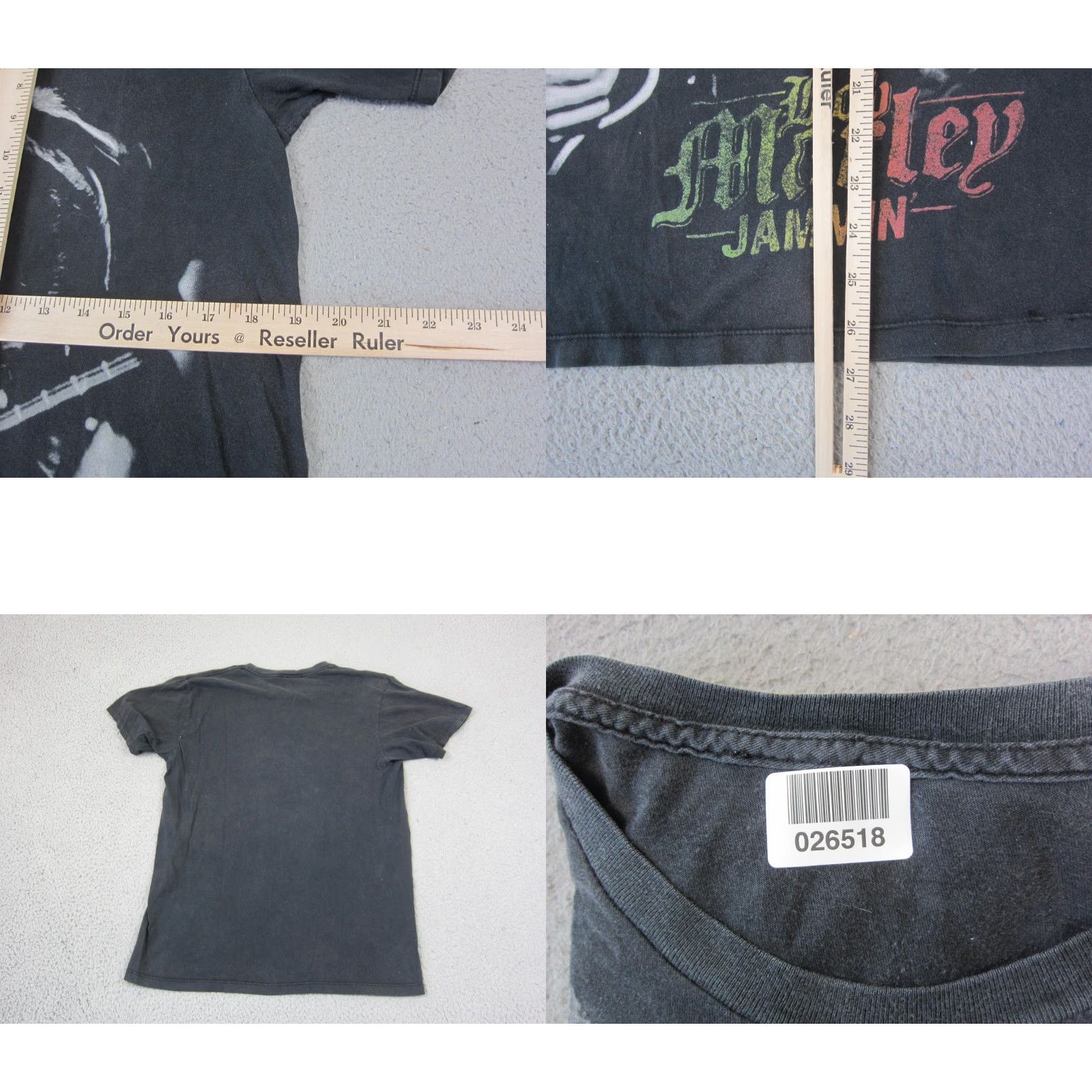 Vintage Vintage Bob Marley Shirt Mens S Black Reggae Music Graphic Tee 80s Jammin Nike? Size US S / EU 44-46 / 1 - 8 Thumbnail
