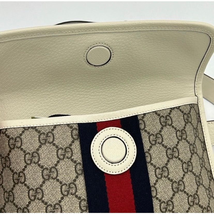 Gucci Gucci brown/white GG canvas webOphedia Belt bag 80cm/32" Size ONE SIZE - 10 Thumbnail