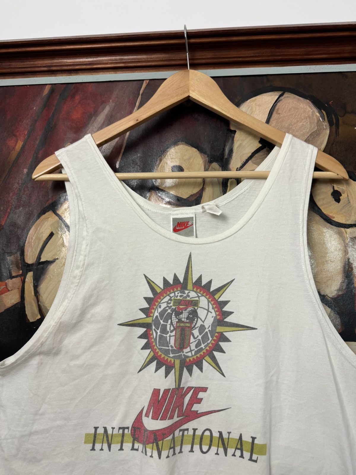 Nike Nike International Vintage 90s Sleeveless Tank Top Tee Rare Size US M / EU 48-50 / 2 - 3 Thumbnail