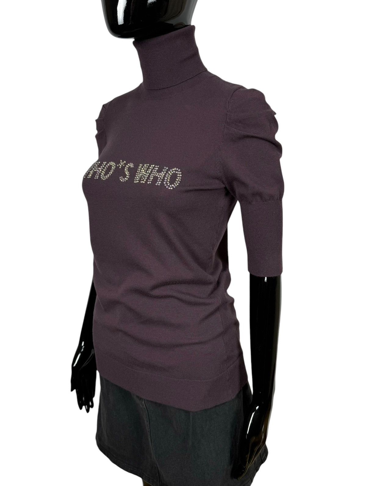 Who’s Who Short Sleeve Jumper Sequins Emblished size M
