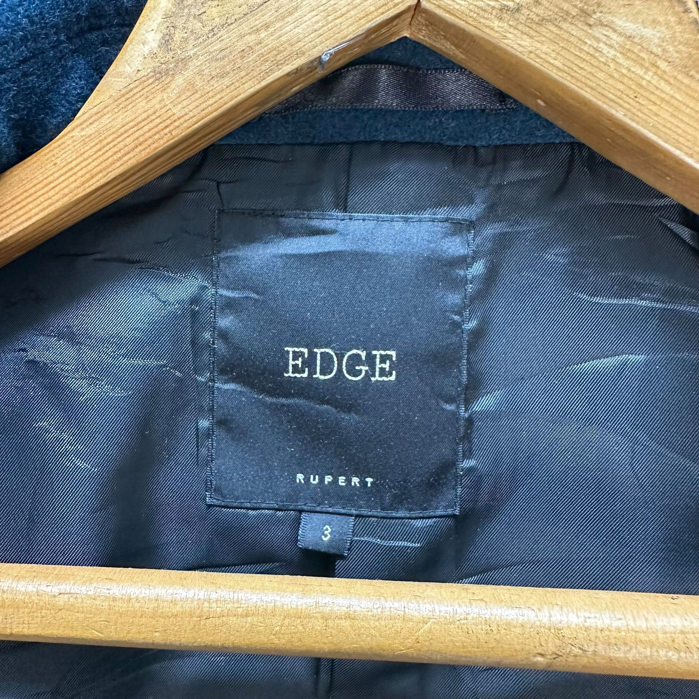 Japanese Brand EDGE Rupert Double Collar & Breasted Jacket #A24-0549 Size US S / EU 44-46 / 1 - 8 Thumbnail