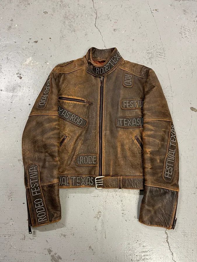 Dolce & Gabbana SS2001 Dolce & Gabbana Rodeo Studded Aged Leather Jacket Size US M / EU 48-50 / 2 - 1 Thumbnail