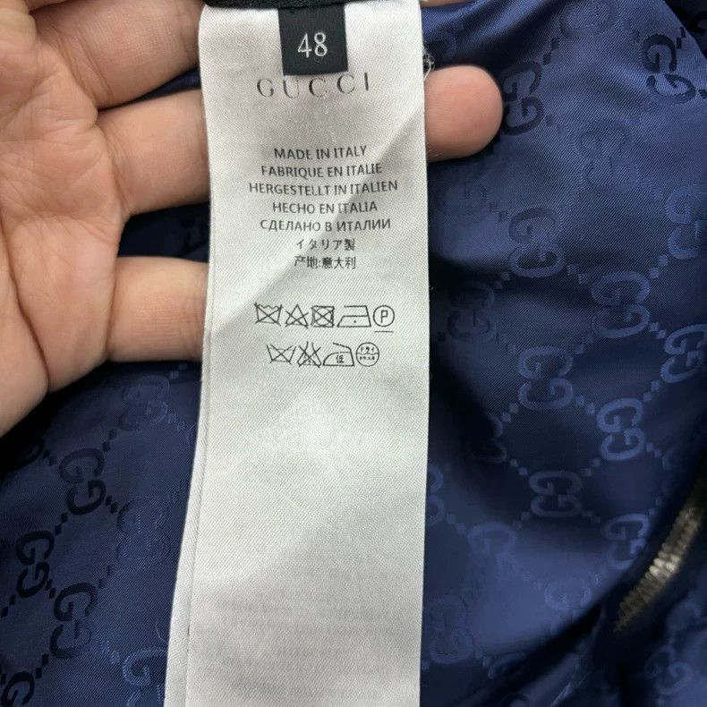 Gucci Gucci Logo full print on both sides with zipper jacket 2504 Size US M / EU 48-50 / 2 - 5 Thumbnail