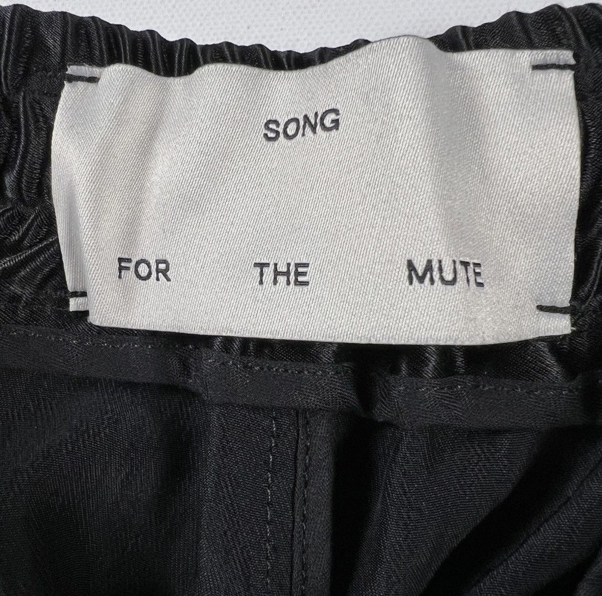 Song For The Mute Song for the mute 24.1 Black Track Pants Size US 34 / EU 50 - 2 Thumbnail