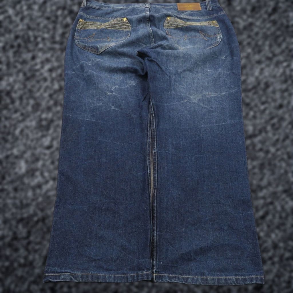 Phat Farm Phat Farm Jeans Men 46 Baggy 90s Skater Grunge VTG Vintage 32in Inseam Blue Denim 5-Pocket Wide-Leg Relaxed Regular 46 in Waist Size US 30 / EU 46 - 1 Thumbnail