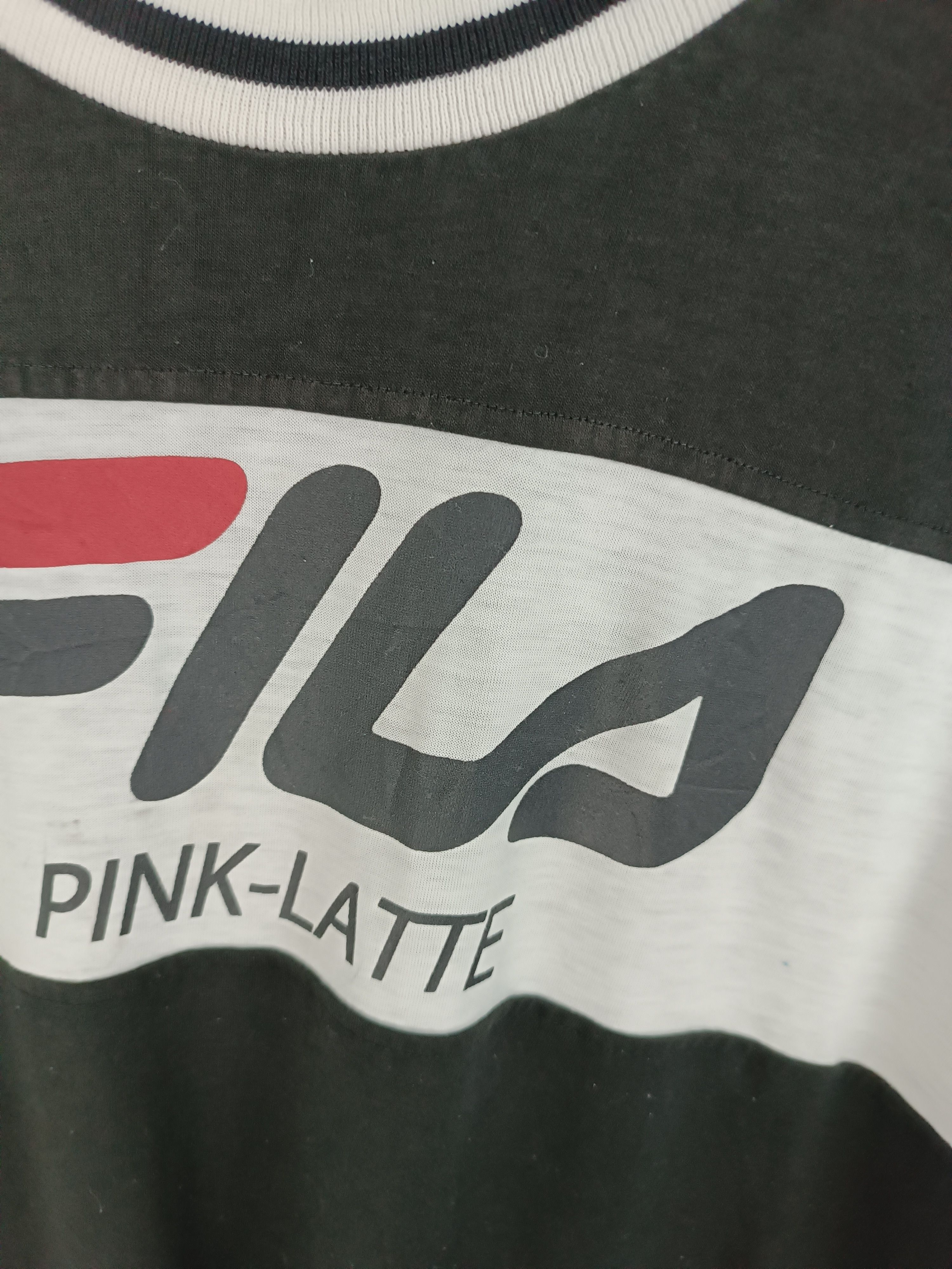 Fila VINTAGE FILA PINK LATTE LADY LONG TEE Size L / US 10 / IT 46 - 11 Thumbnail