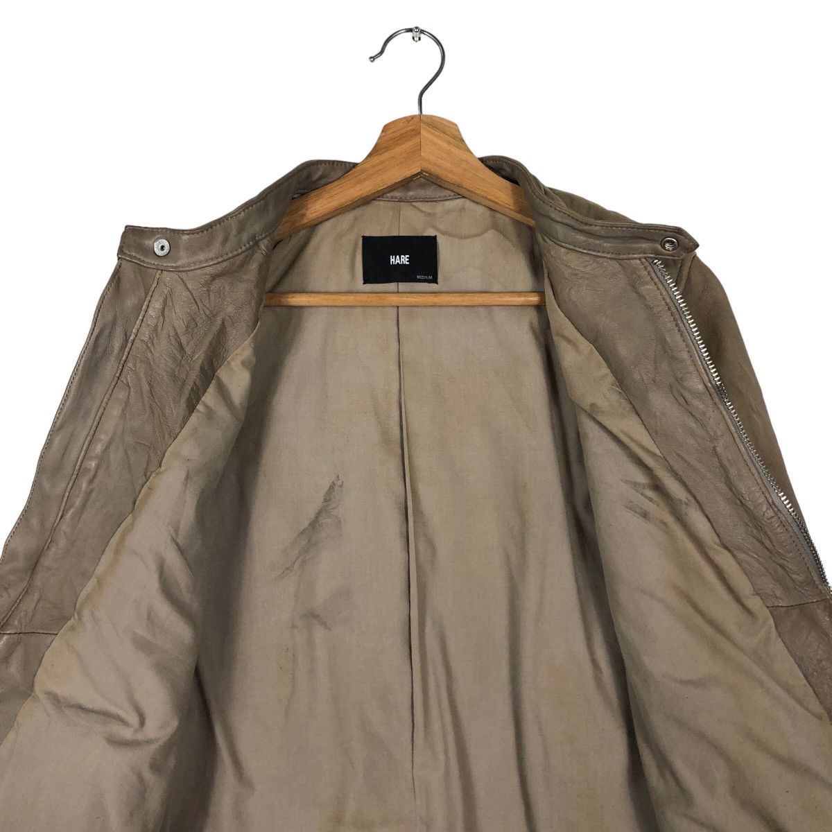 Japanese Brand 🔥Vintage Biker Leather Jacket Hare Japan Issey Miyake Size US M / EU 48-50 / 2 - 11 Thumbnail