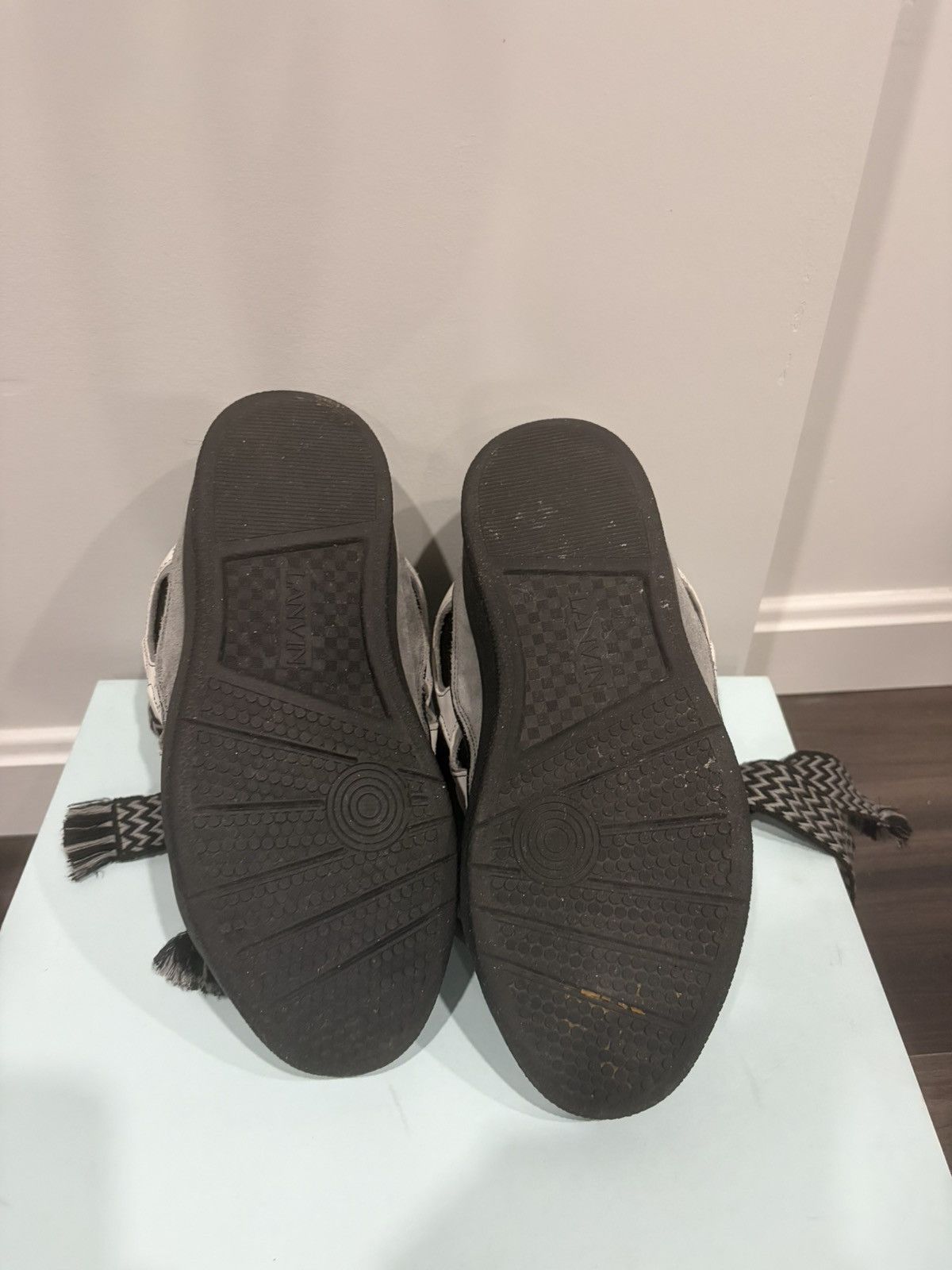 Lanvin Lanvin Curb Sneakers Black/Grey (Discontinued) Size US 7 / EU 40 - 5 Thumbnail