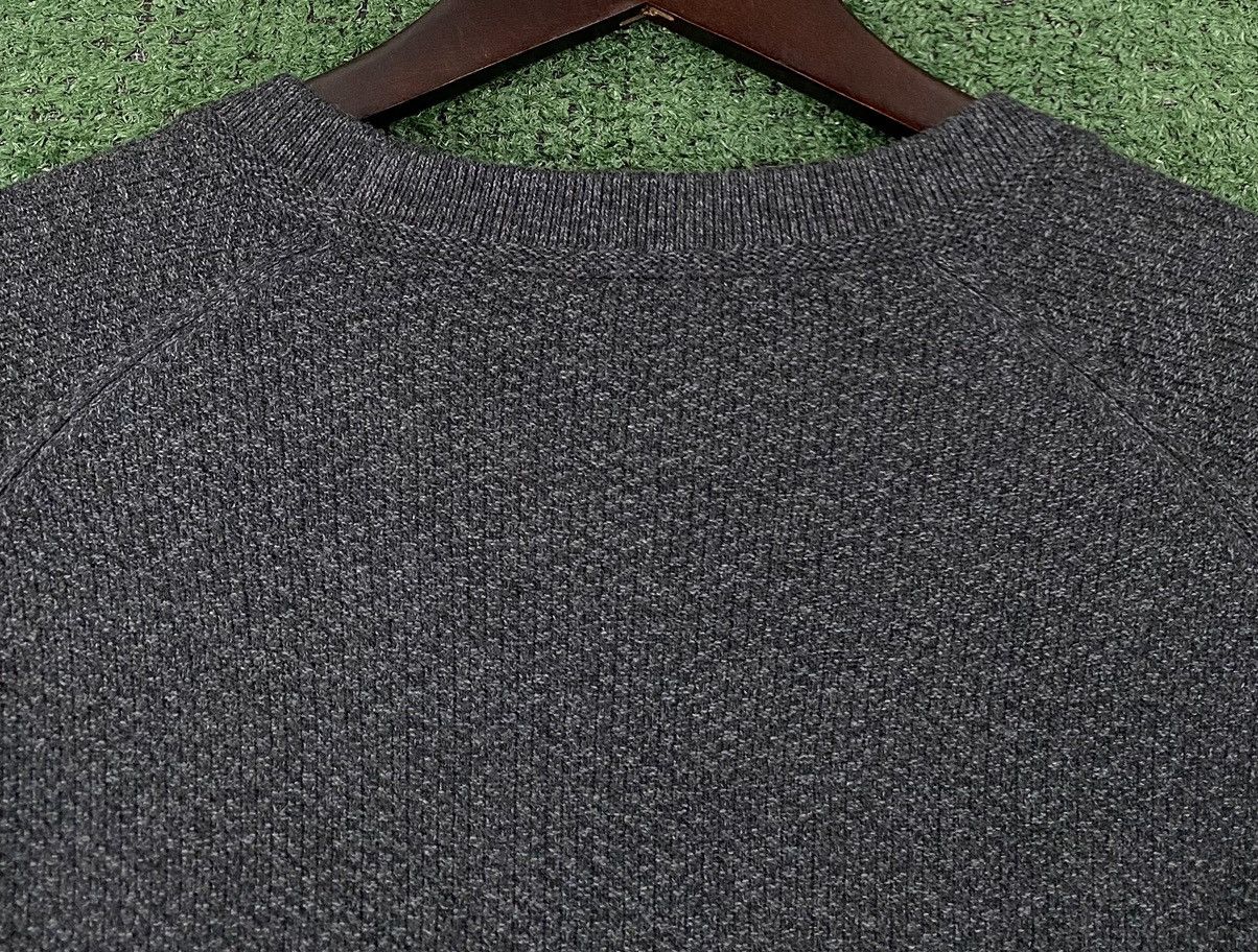 Lululemon New Lululemon Textured Knit Crewneck Heathered Black Sweater Size US XXL / EU 58 / 5 - 8 Thumbnail
