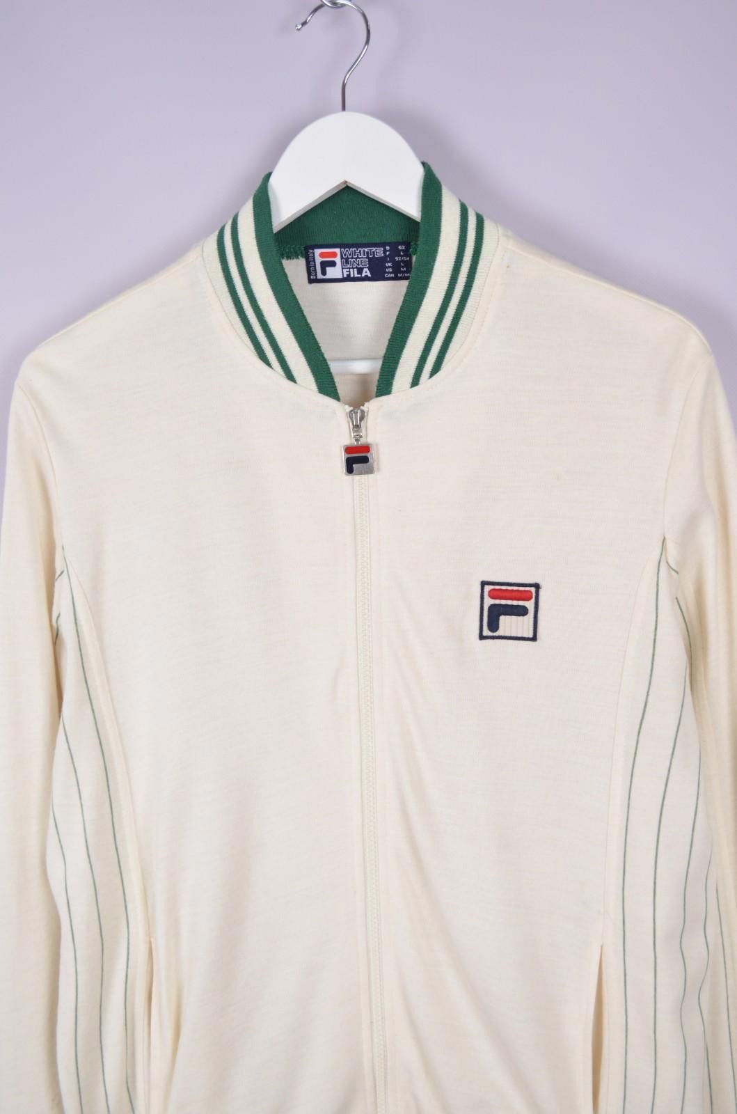 Fila Fila White Line Retro Zip-Up Track Jacket Wool Blend Size L Size US L / EU 52-54 / 3 - 2 Thumbnail
