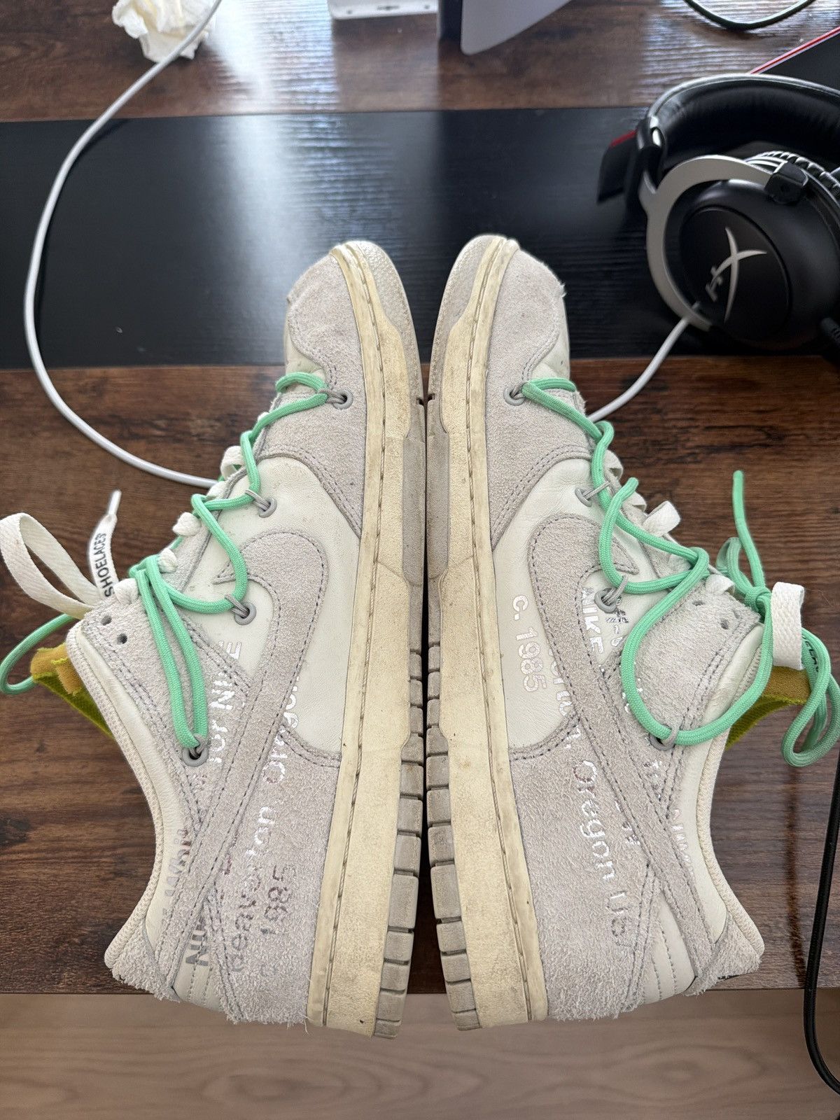 Nike × Off-White Off white Nike Dunk 14/50 Size US 11 / EU 44 - 4 Thumbnail