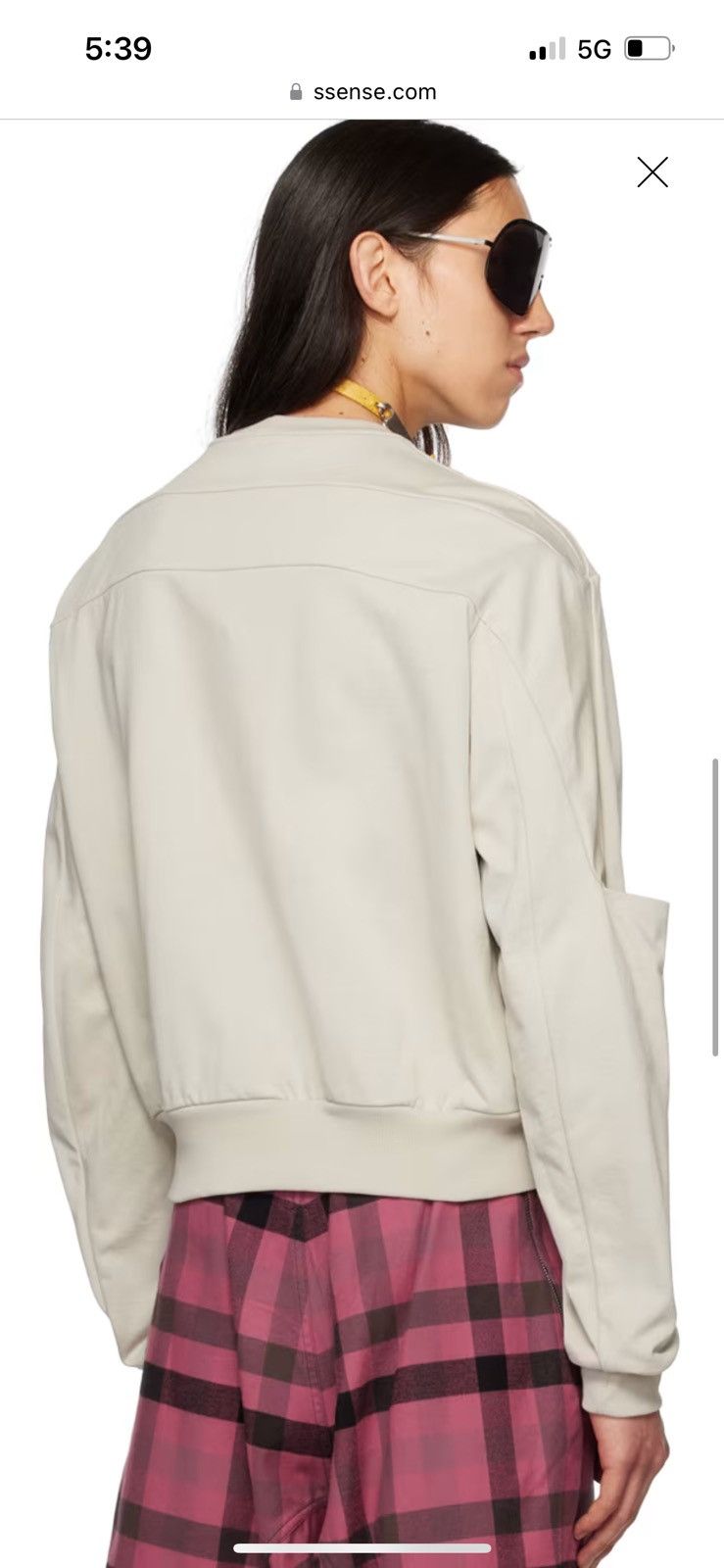 Rick Owens Rick Owens S/S 22 Fogachine Geth Sweatshirt beige Size US L / EU 52-54 / 3 - 8 Thumbnail