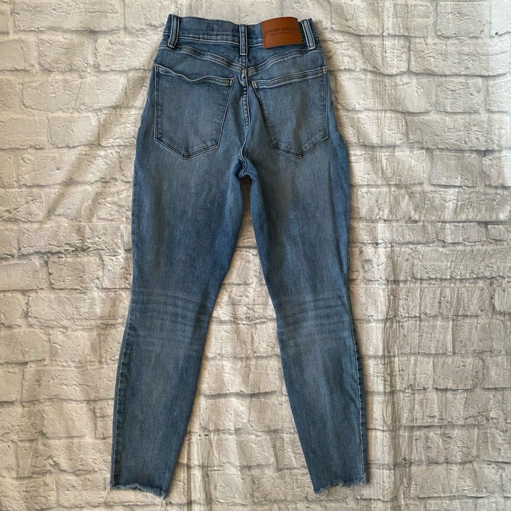 Lucky Brand Lucky Brand women 4/27 ankle high rise skinny Bridgette jean Size 27" / US 4 / IT 40 - 8 Thumbnail