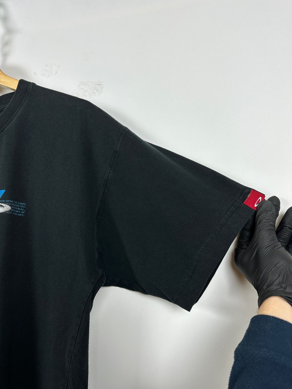 Oakley Vintage Oakley Big Logo Black T-Shirt Size US L / EU 52-54 / 3 - 9 Thumbnail