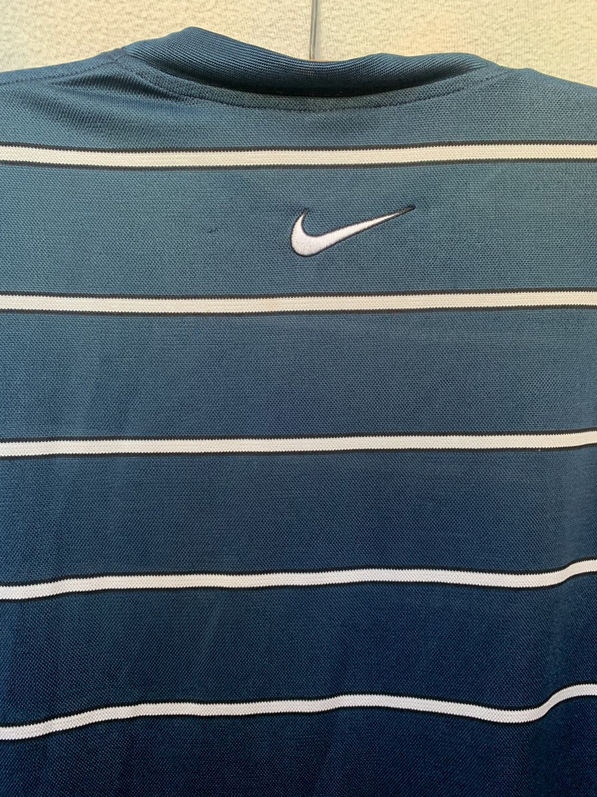 Nike × Vintage Nike 90s Vintage Tank Top Big Logo Striped Shirt | XL Size US XL / EU 56 / 4 - 7 Thumbnail