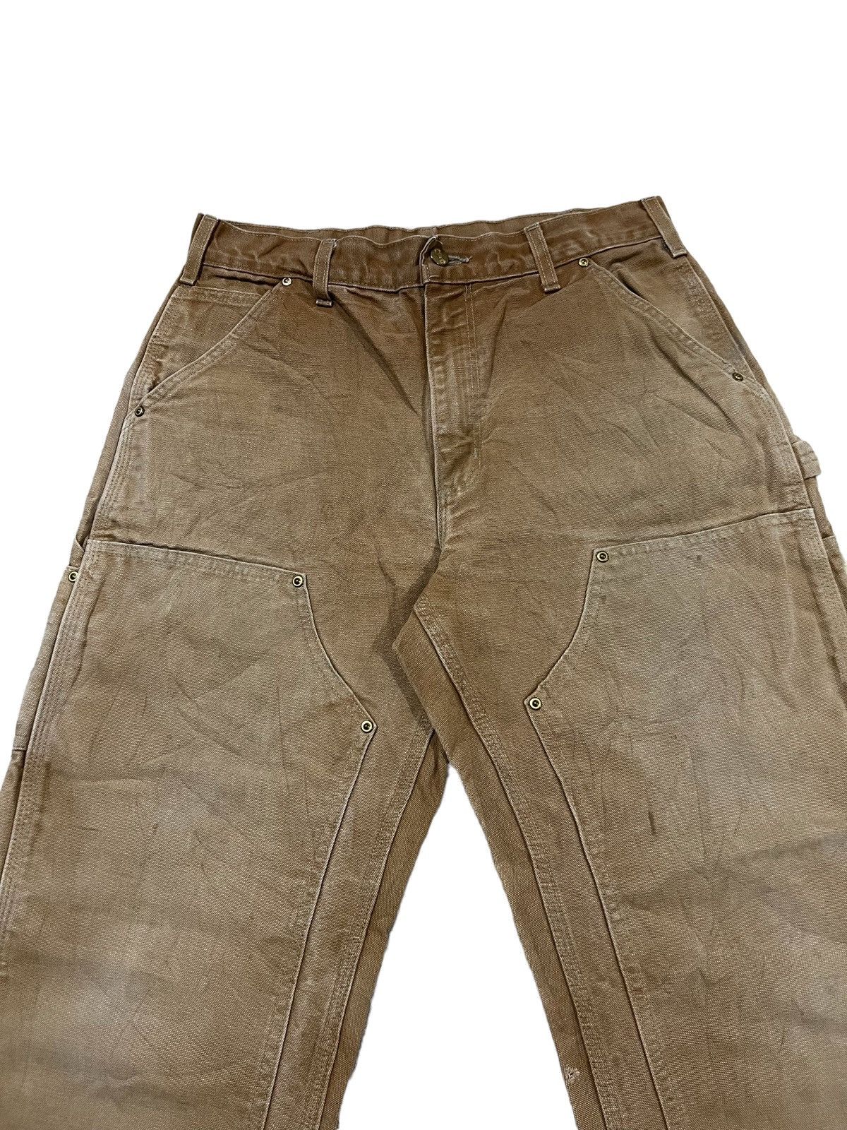 Carhartt 1990s OG Carhartt Double Knee Baggy Duck Cotton Denim Pants Size US 30 / EU 46 - 3 Thumbnail