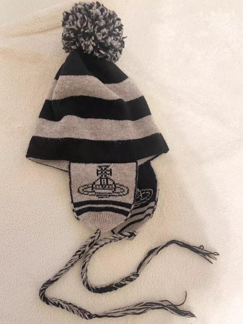 Vivienne Westwood Vivienne Westwood Wool ear muffs striped woolen caps Size ONE SIZE - 1 Thumbnail